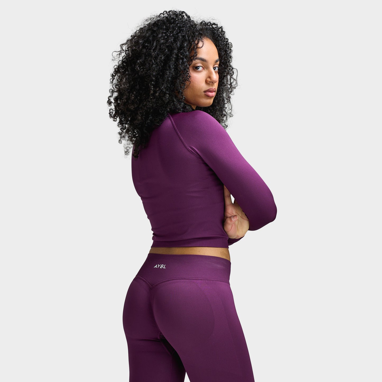 AYBL Women's Adapt Seamless Jacket / Midnight Plum