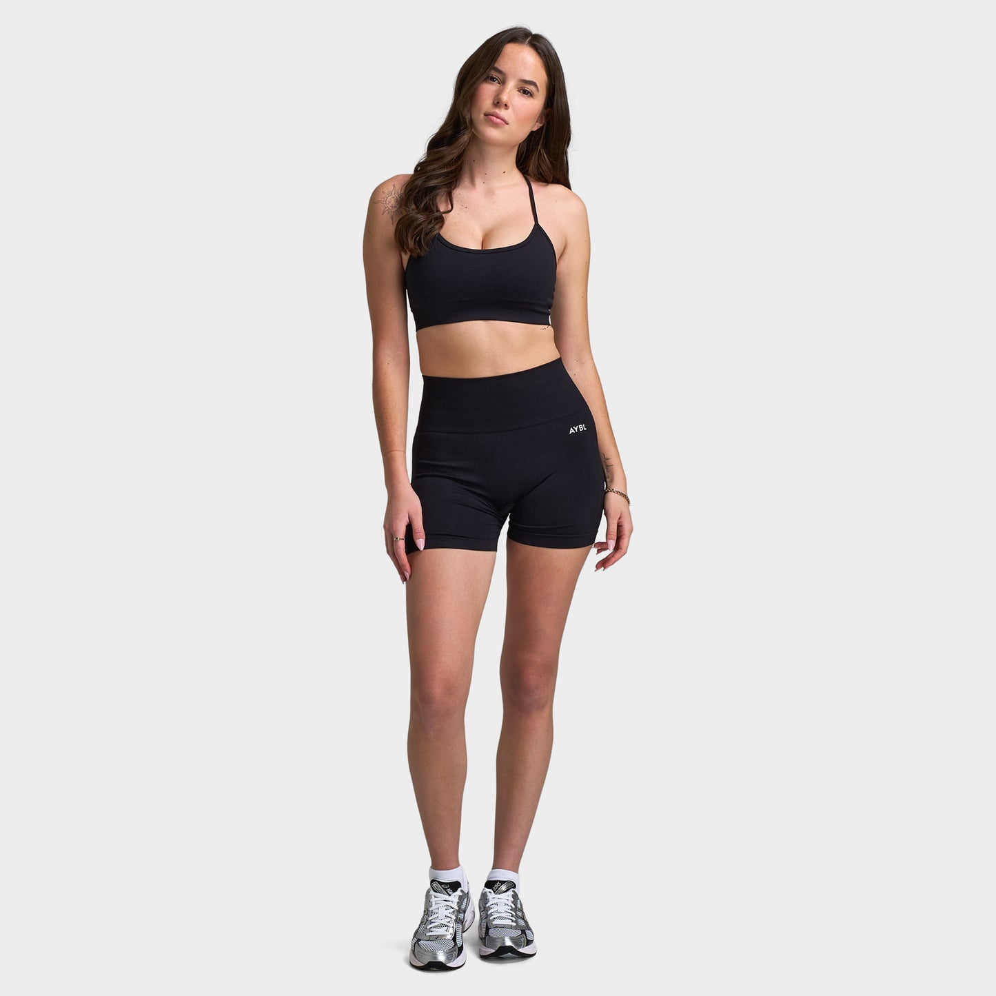 AYBL Women's Empower Seamless Sports Bra Black