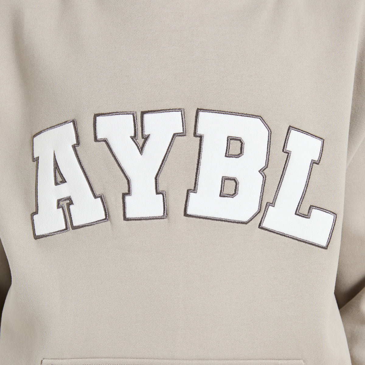 AYBL Varsity Chandail à capuchon ample 2.0 / Taupe