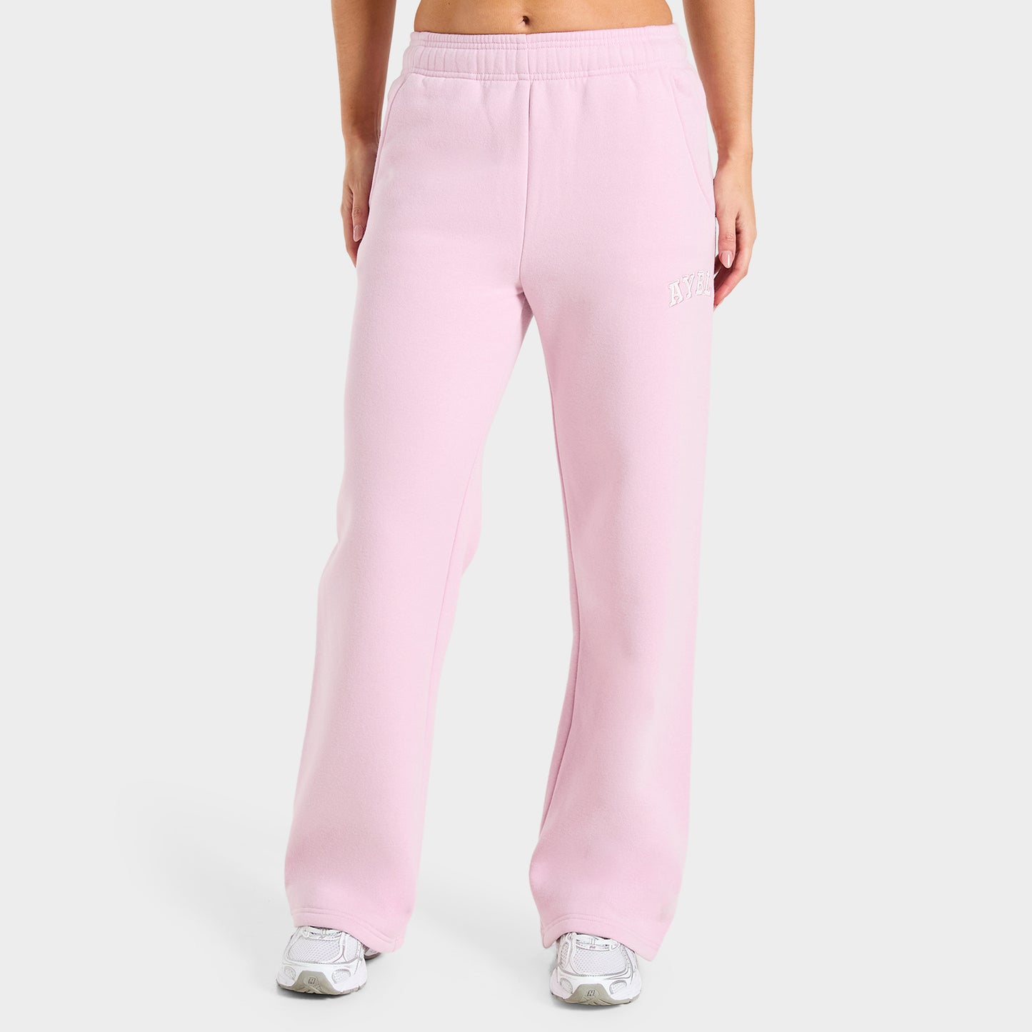 AYBL Femme Varsity 2.0 Pantalon Jogger Surdimensionné à jambe Droite / Rose Glacé
