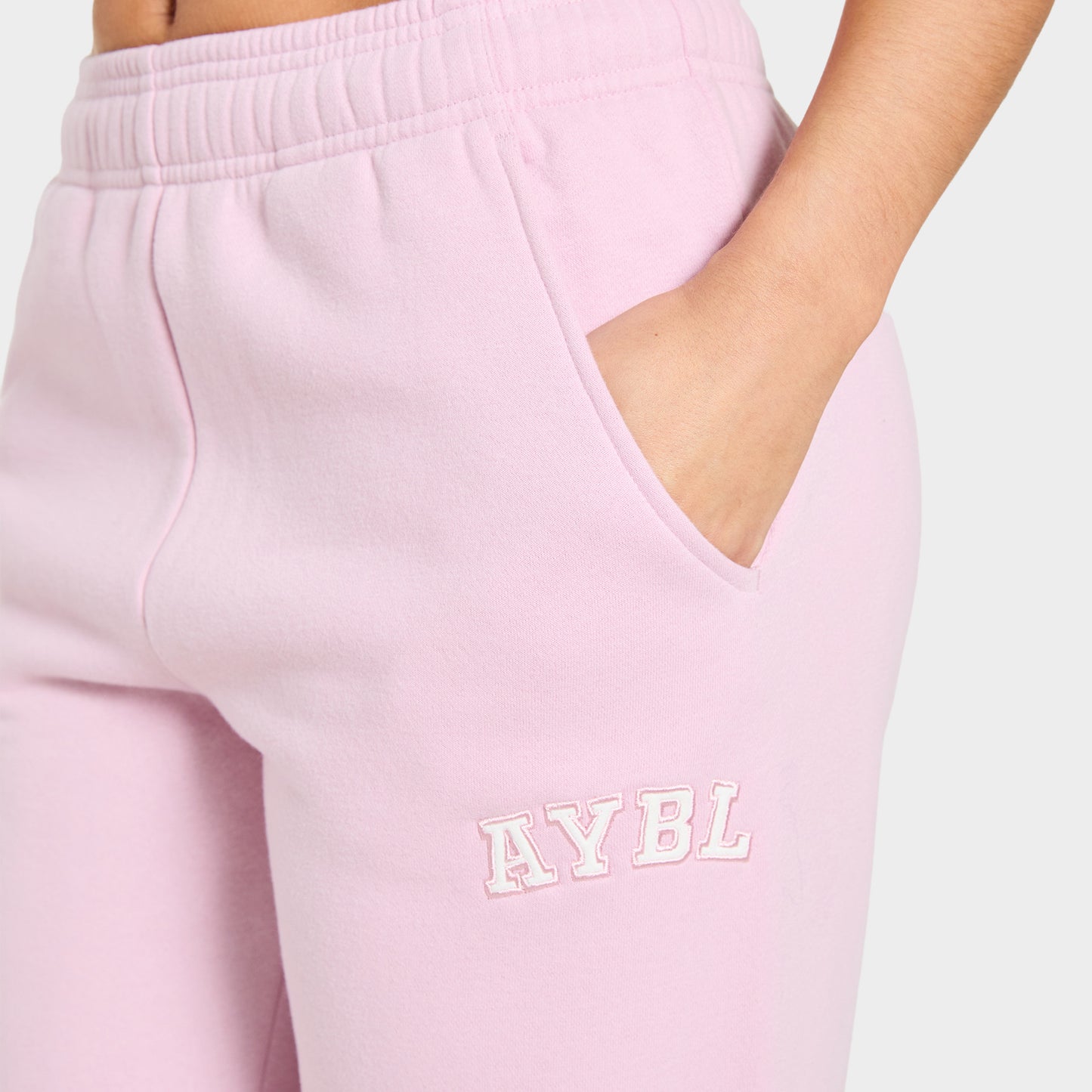 AYBL Femme Varsity 2.0 Pantalon Jogger Surdimensionné à jambe Droite / Rose Glacé