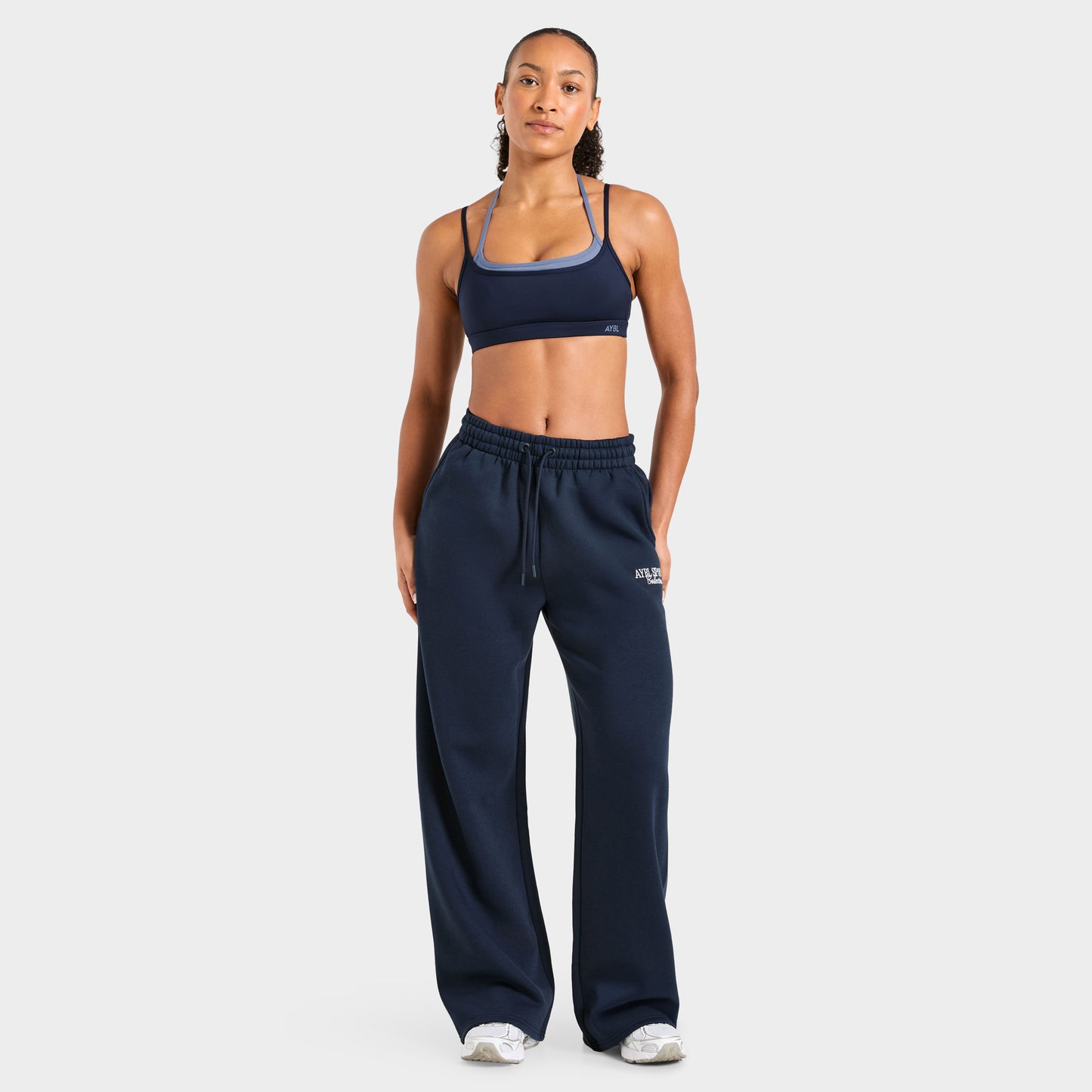 AYBL Sports Collective Oversized Straight Leg Joggers / True Navy