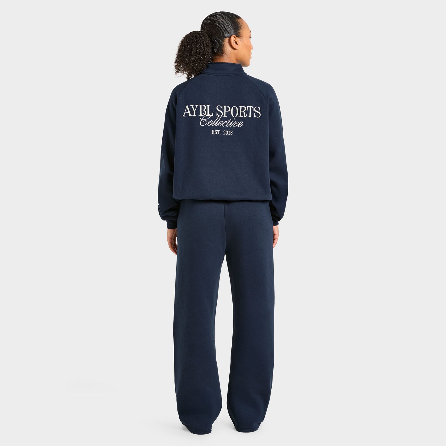 AYBL Sports Collective Oversized 1/4 Zip Pullover / True Navy