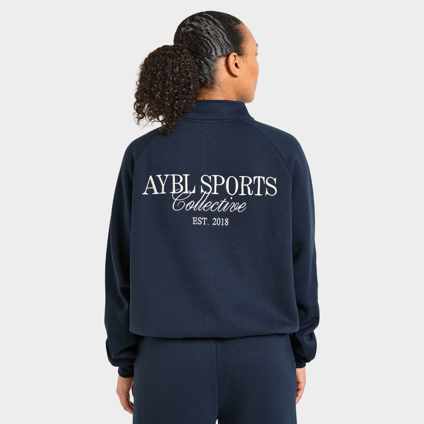 AYBL Sports Collective Oversized 1/4 Zip Pullover / True Navy