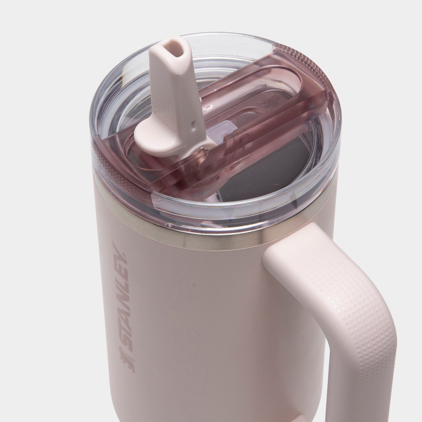 Gobelet Stanley The Quencher ProTour à paille rabattable 30 oz / Quartz rose