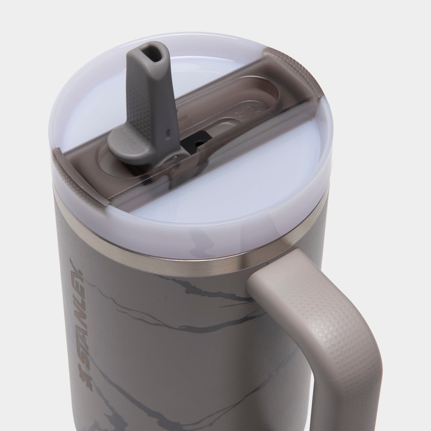 Stanley The Quencher ProTour à paille rabattable Gobelet 40 oz / Marbré cendré