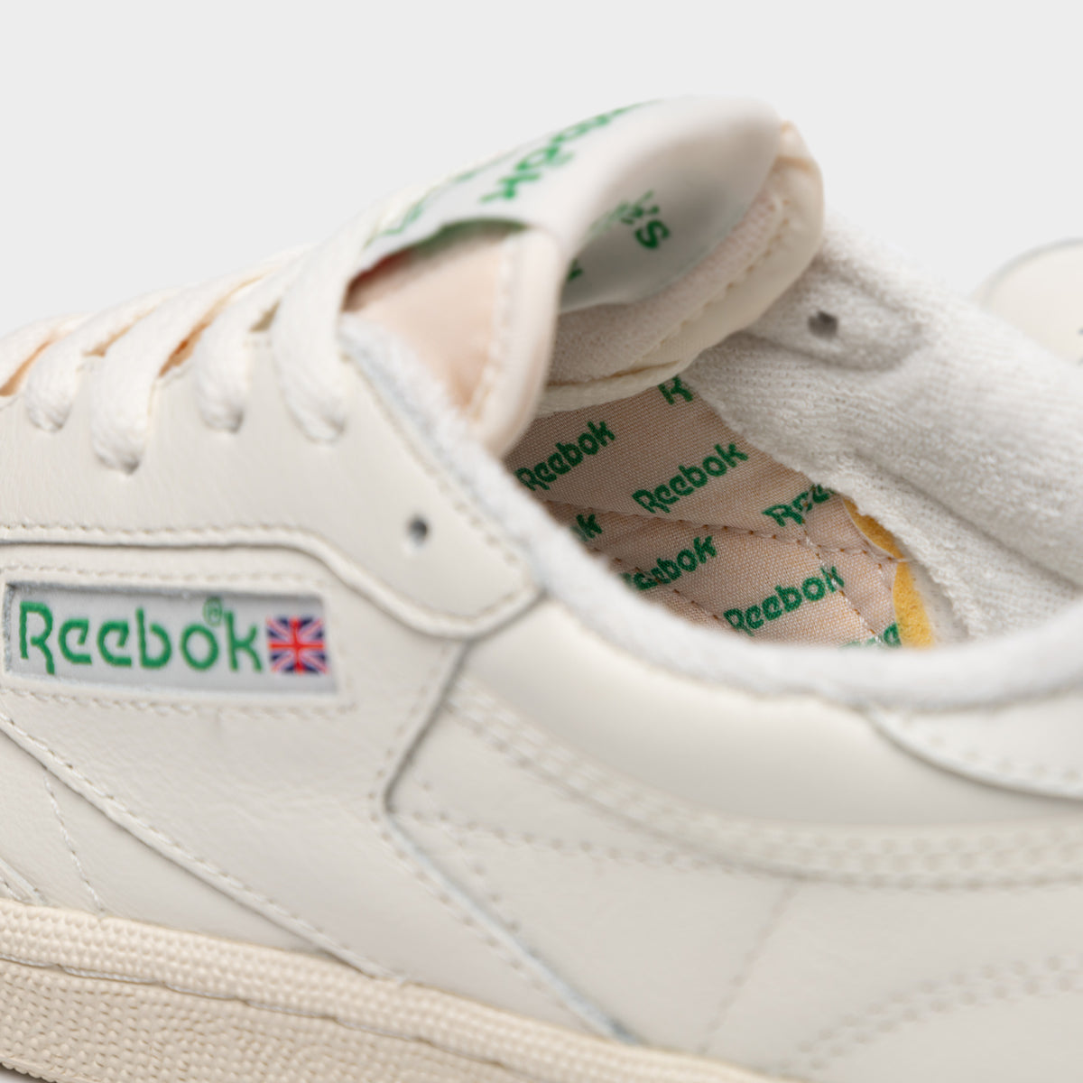 Reebok Womens Club C 85 Vintage Chalk Alabaster Green