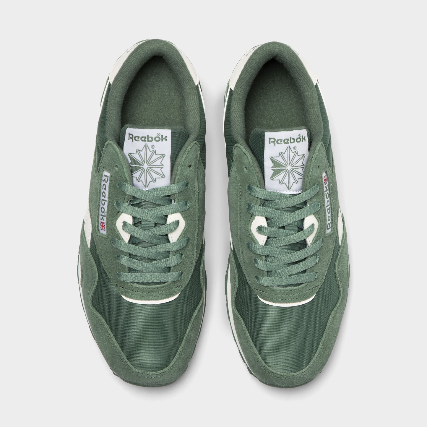 Reebok CL Nylon Green / White