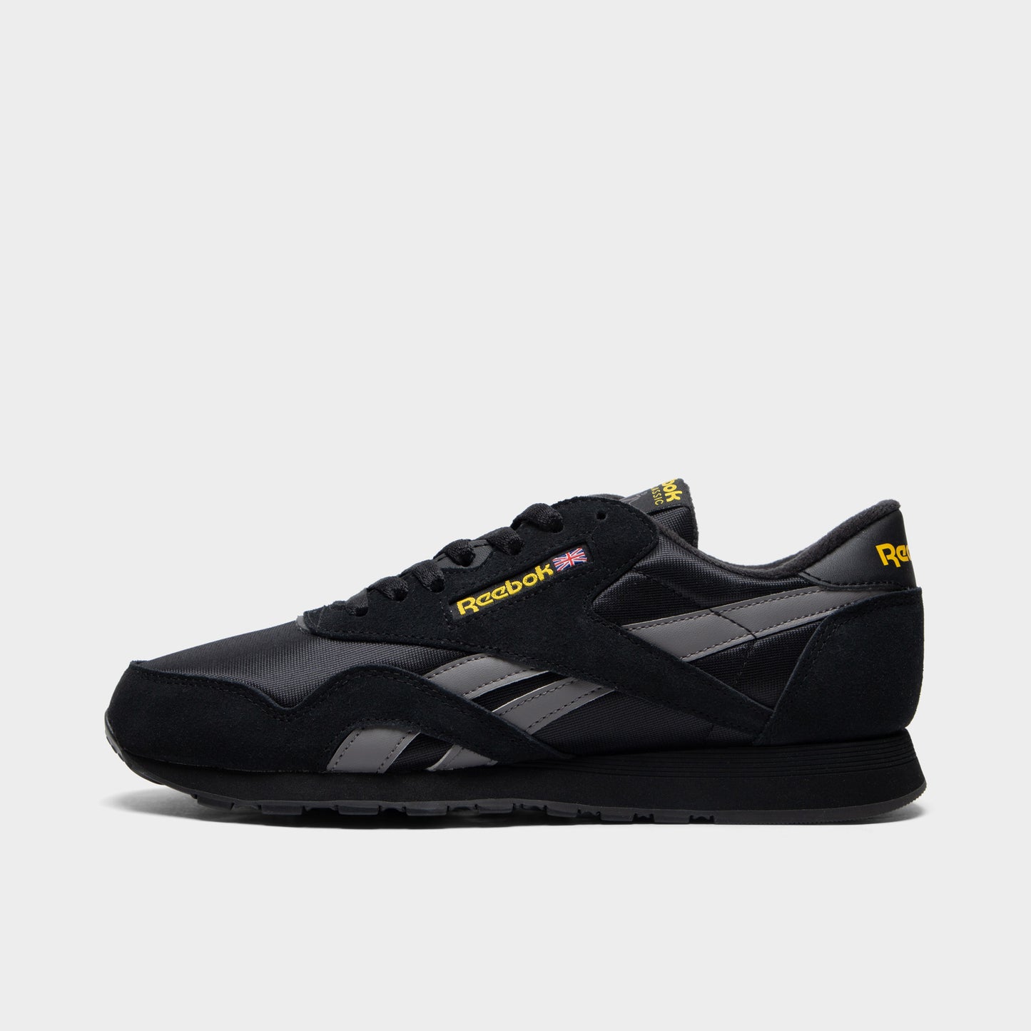 Reebok Classic Nylon Black / Overcast Grey - Golden Haze