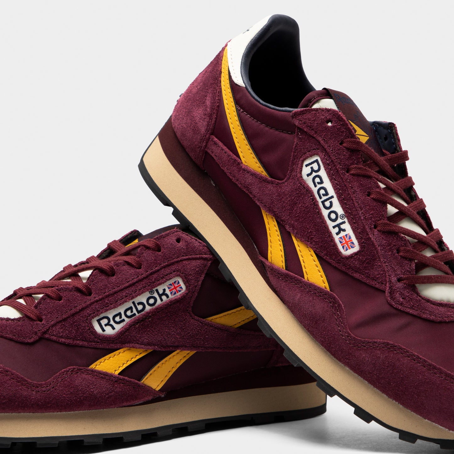 Reebok Aztek OG Burgundy / Yellow