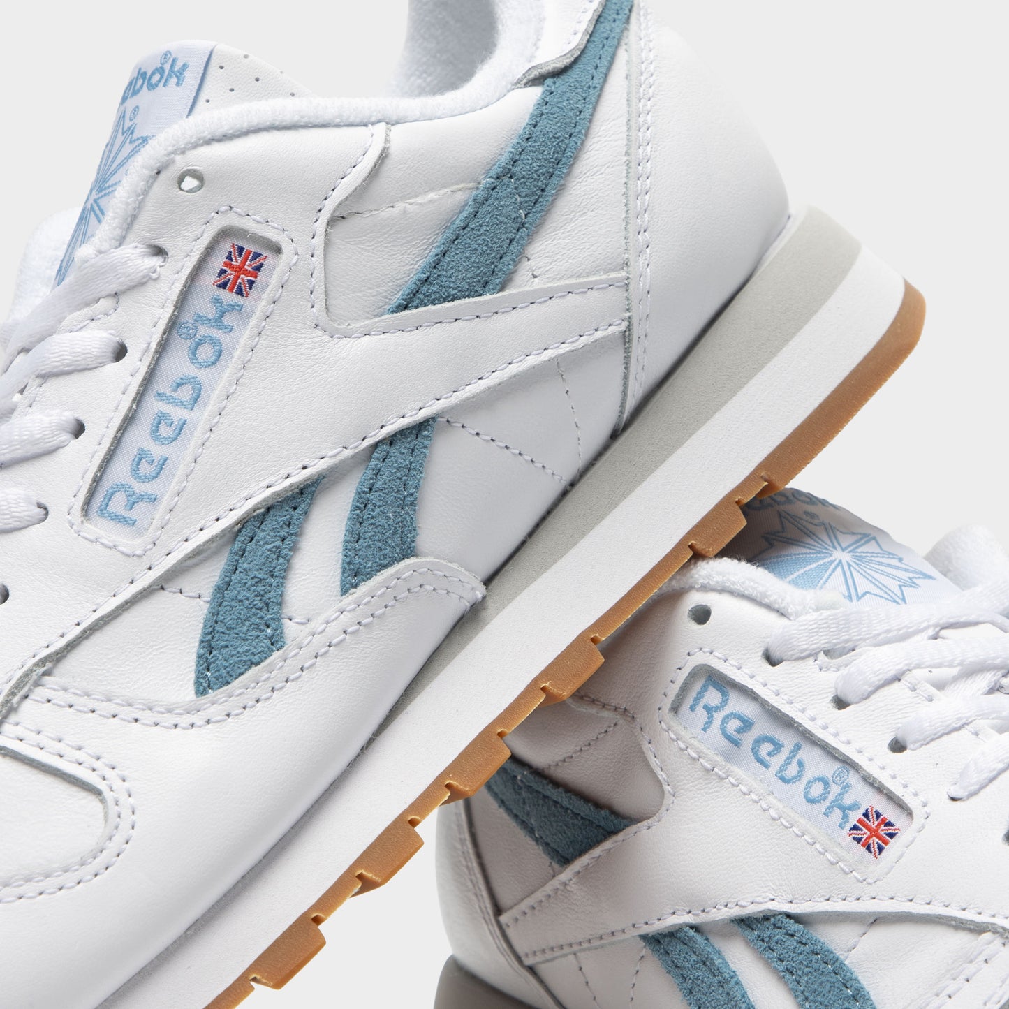 Reebok CL Leather Blanc / Bleu