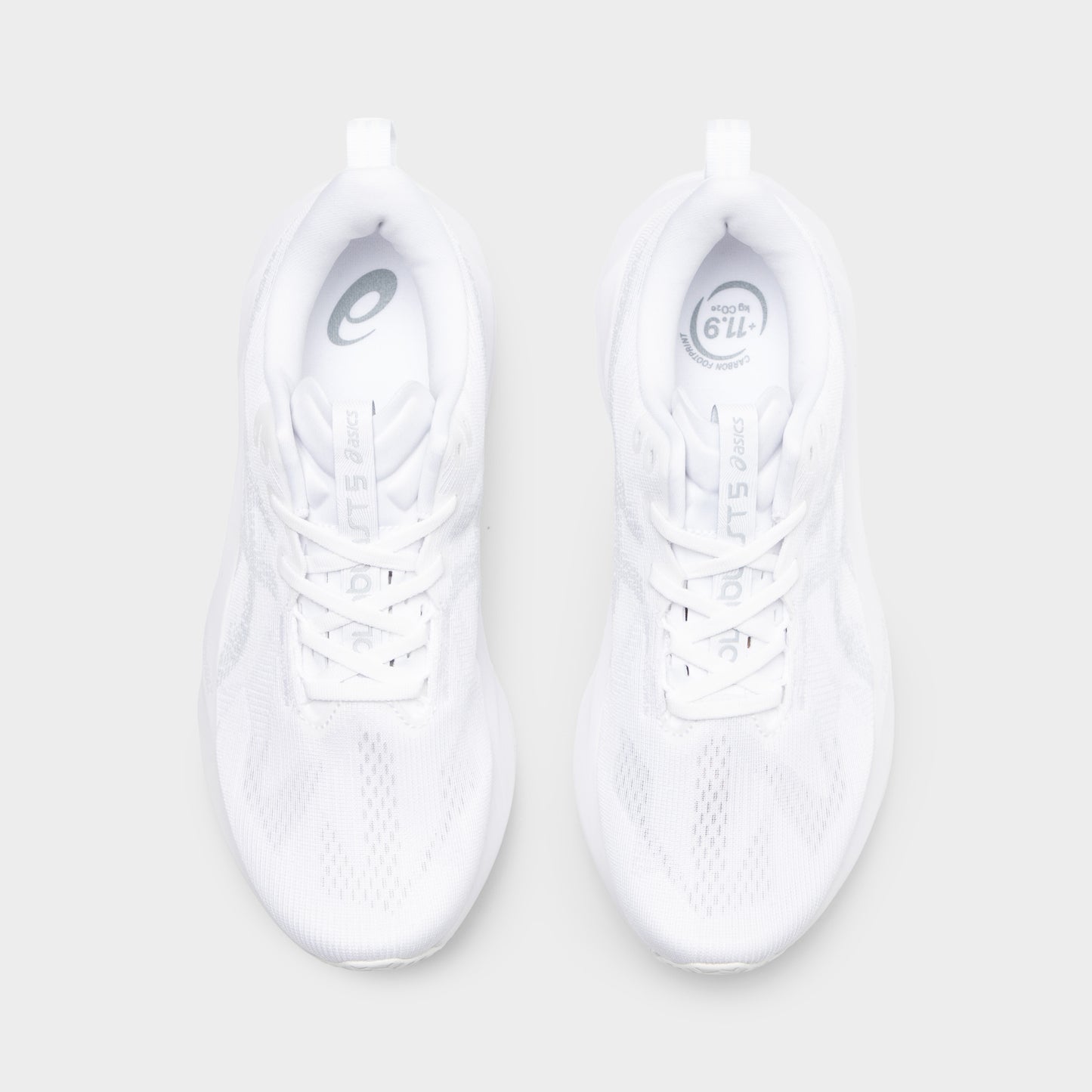 ASICS Novablast 5 White / Piedmont Grey