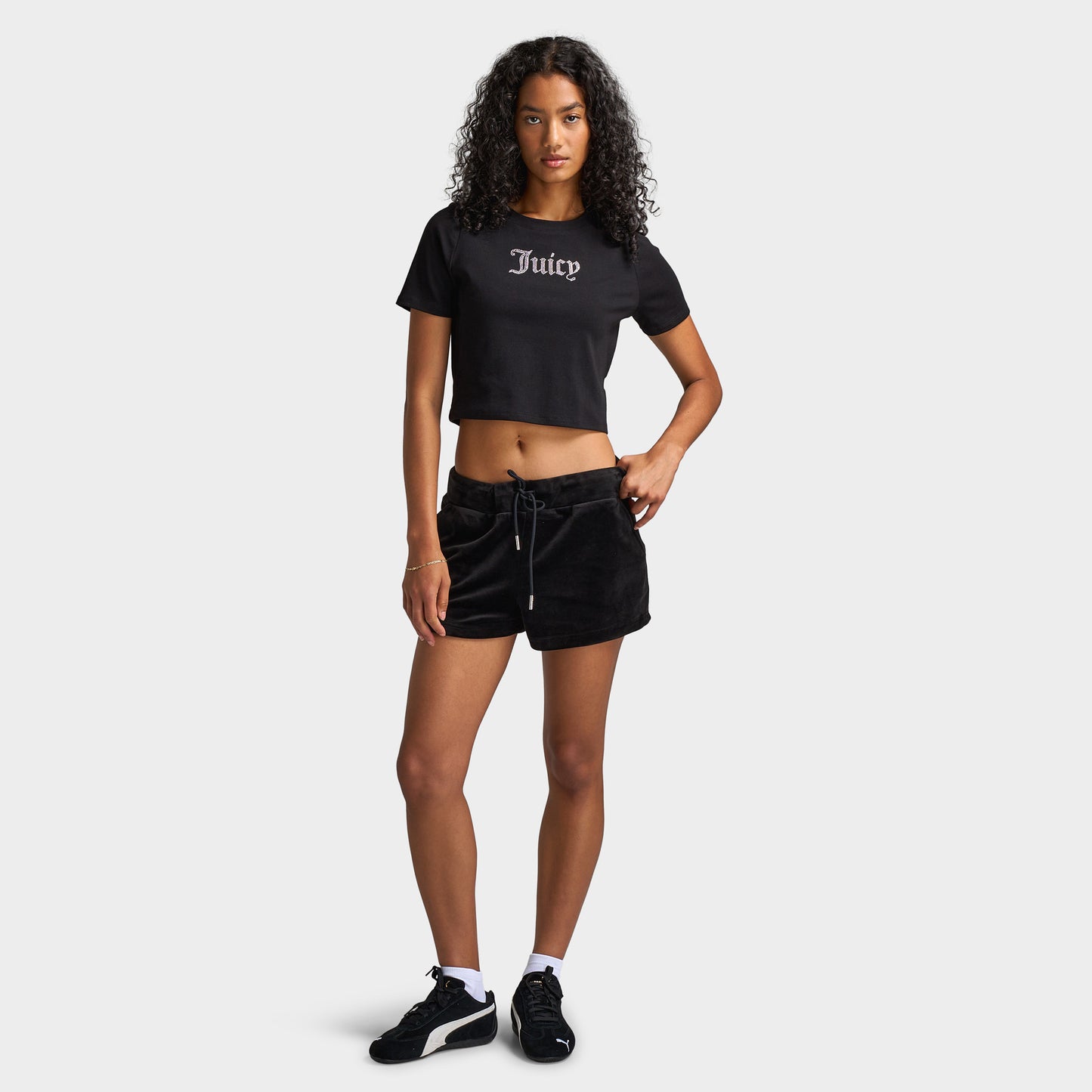 Juicy Couture Women's Bling Baby T-Shirt / Black
