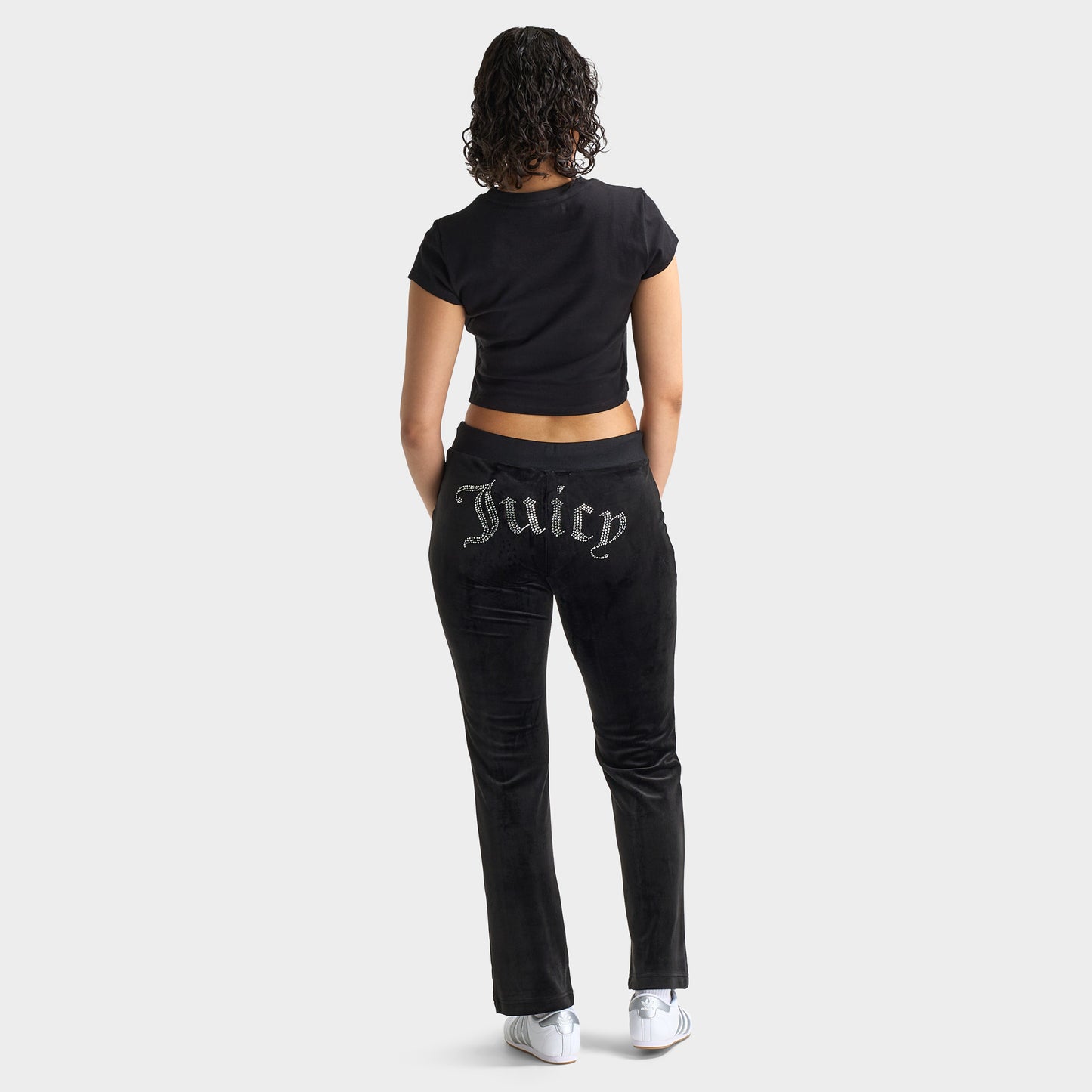 Juicy Couture Femmes St-Valentin Court T-shirt / Liquorice