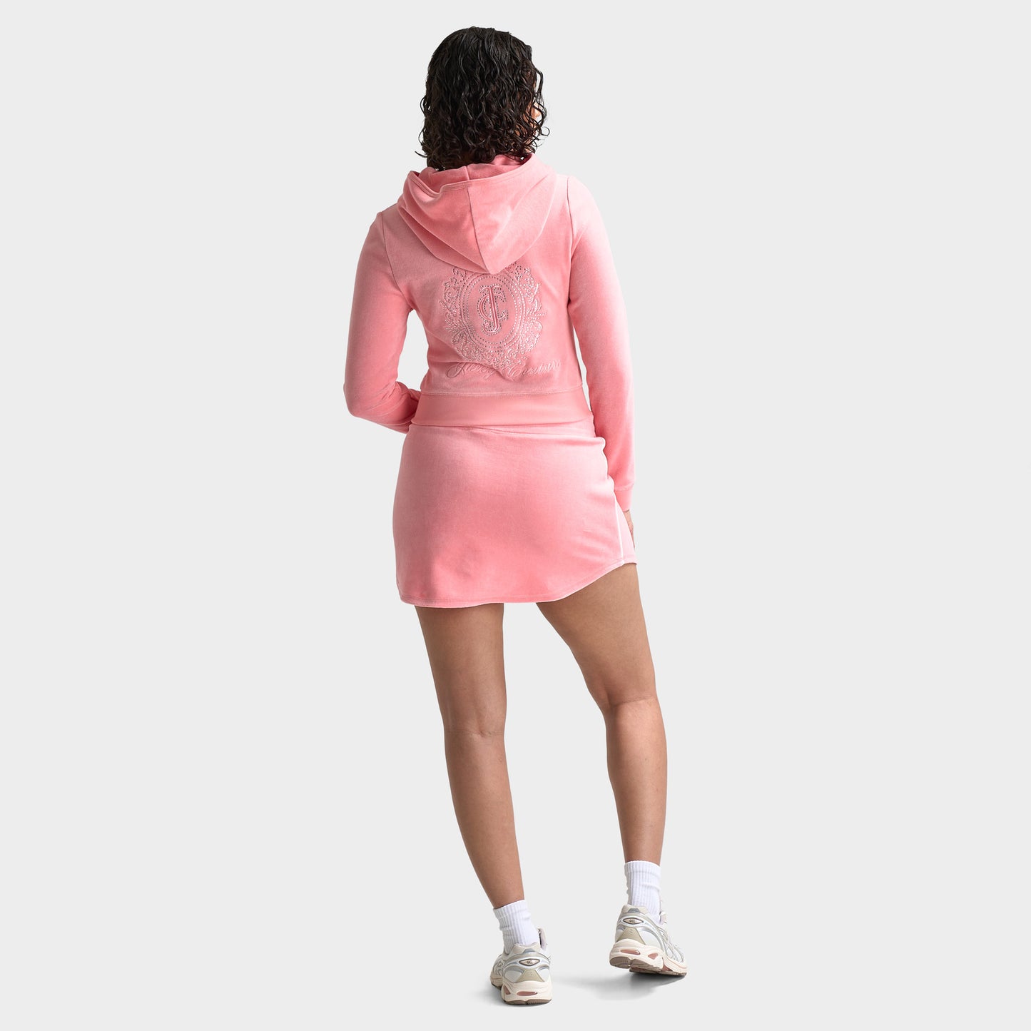 Juicy Couture Femmes Héritage Veste de Course Courte / Fraise Glacée