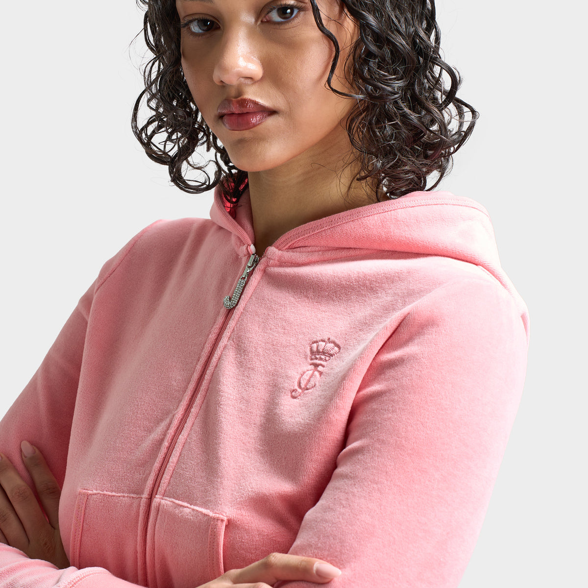 Juicy Couture Women's Heritage Cropped Track Jacket