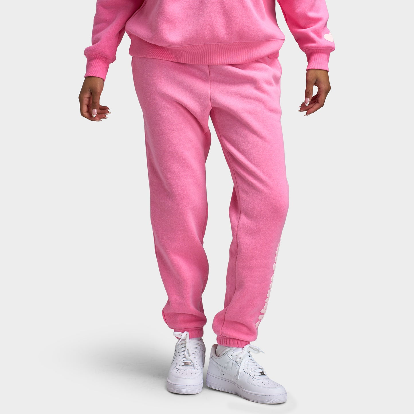 Juicy Couture Pantalon de survêtement en molleton rose sachet / doux éclat