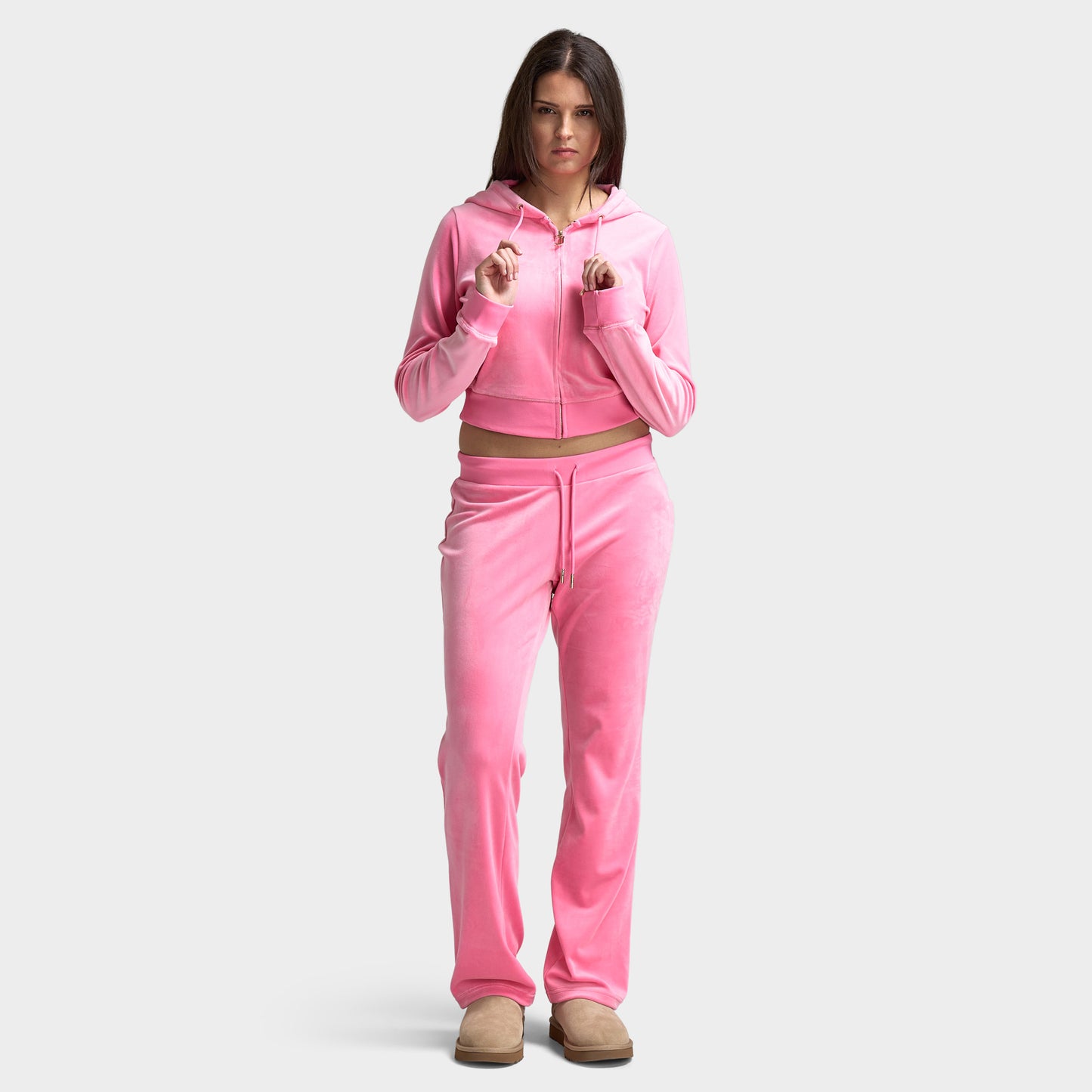 Juicy Couture Women's OG Bling Track Pants Hot Hot / Gold Hotfix
