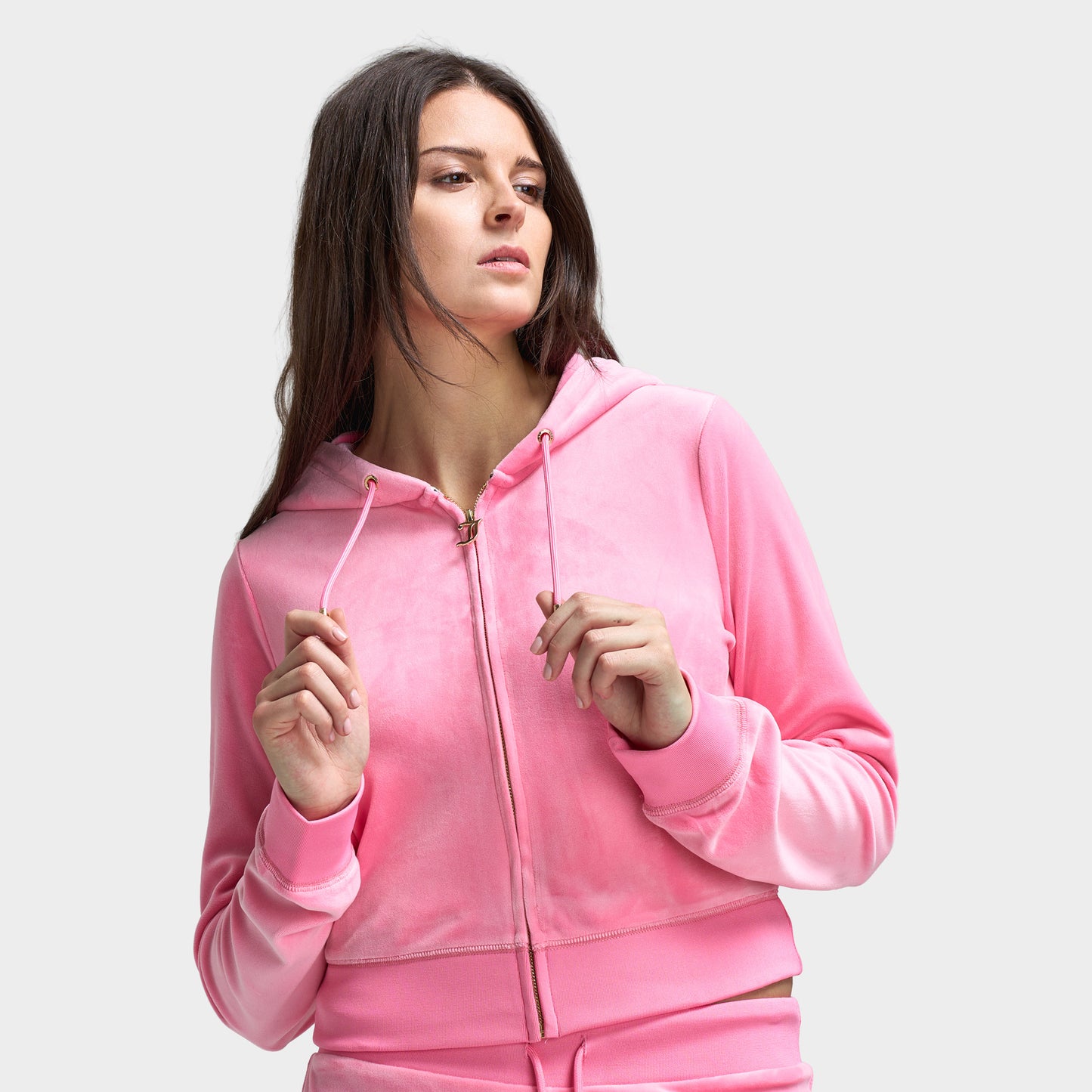 Juicy Couture Women's OG Bling Track Jacket Hot Hot / Gold Hotfix