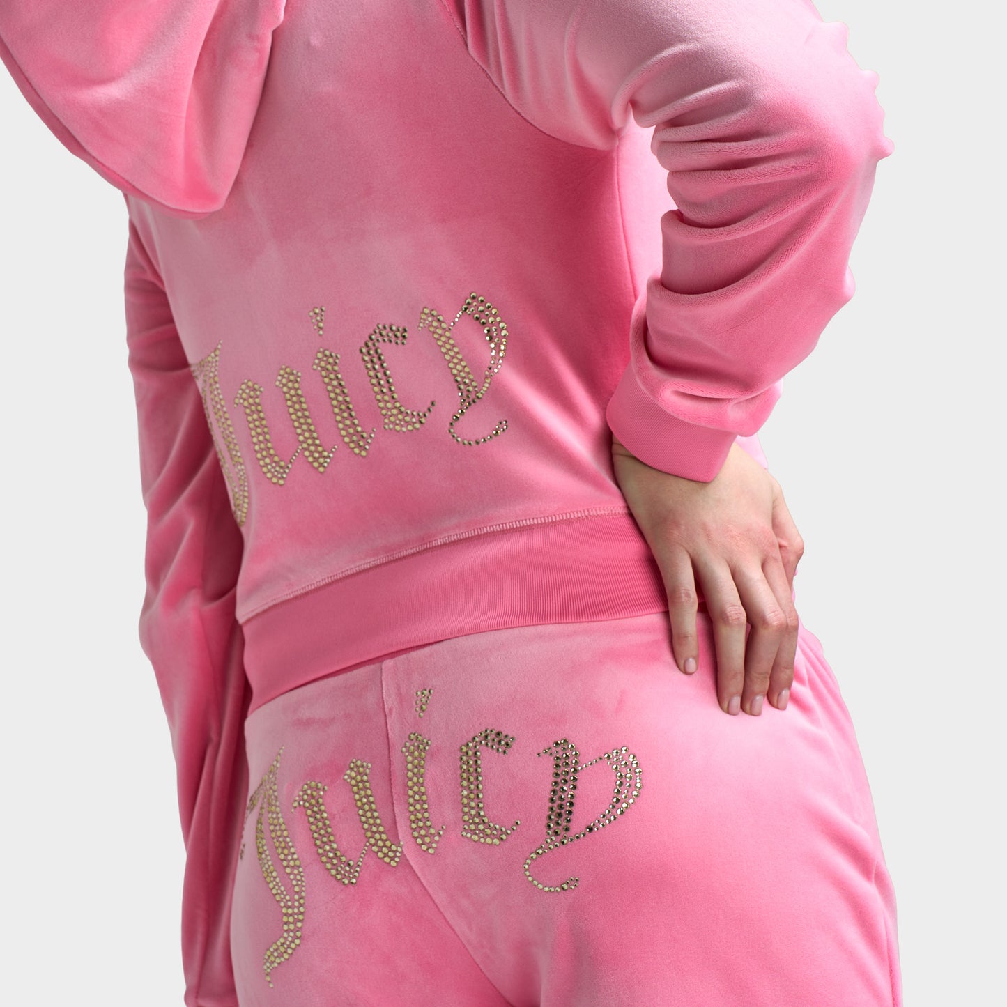 Juicy Couture Women's OG Bling Track Jacket Hot Hot / Gold Hotfix