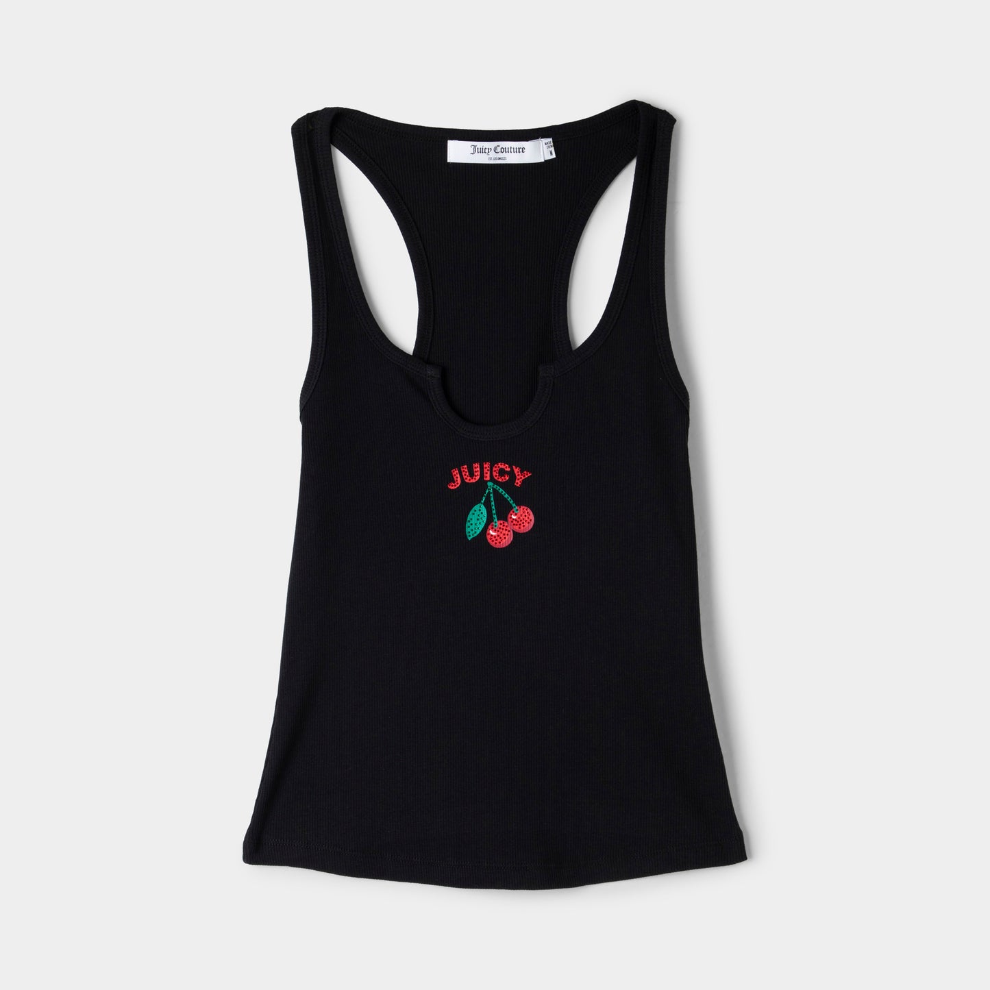 Juicy Couture Racerback Graphic Tank / Liquorice
