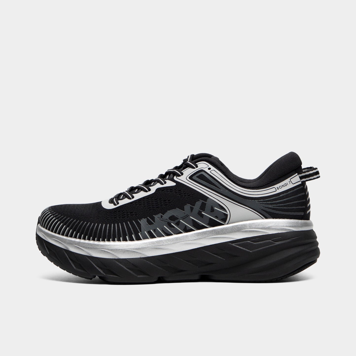 Hoka Bondi 7 Noir / Poussière d'étoile