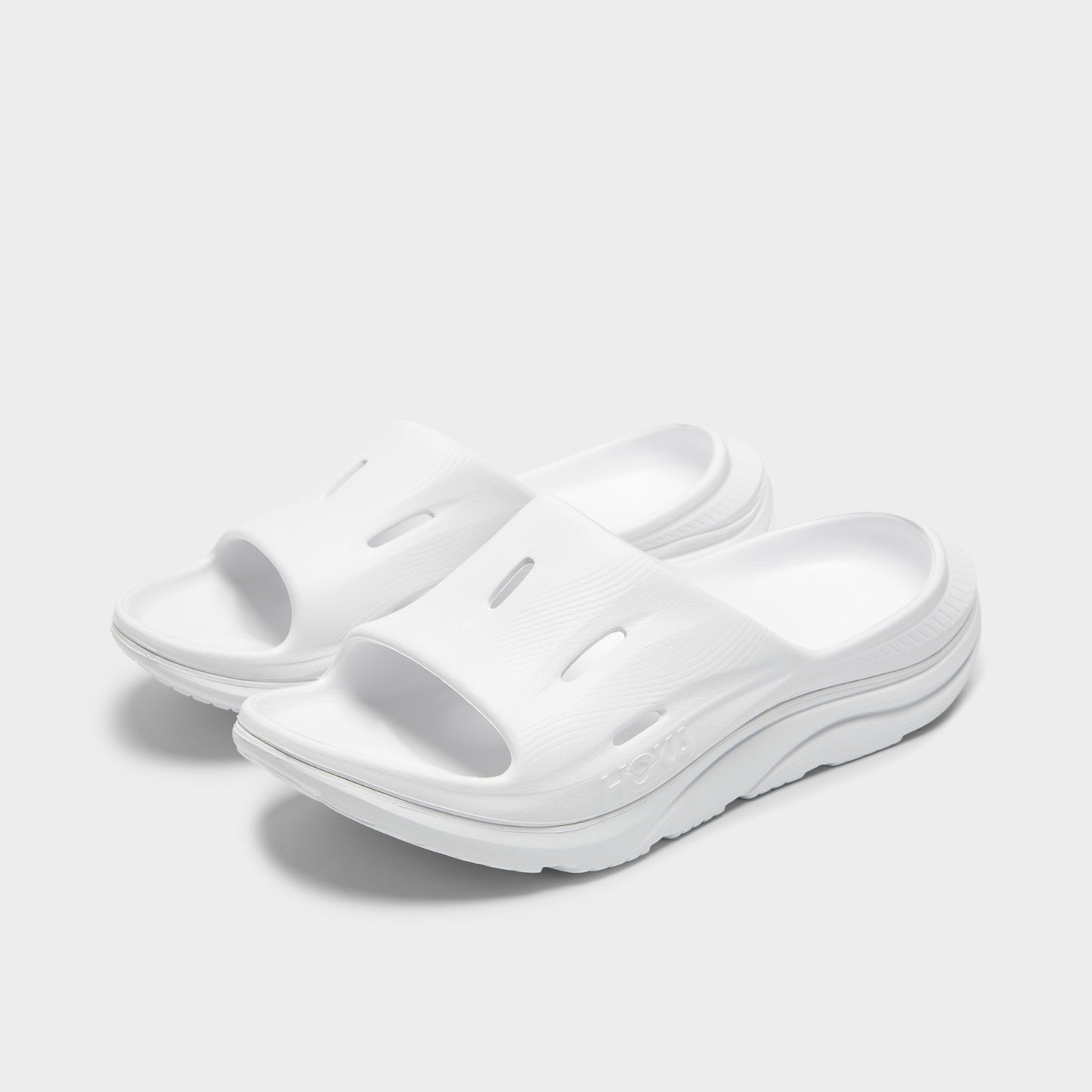 Hoka Ora Recovery Slide 3 White / White