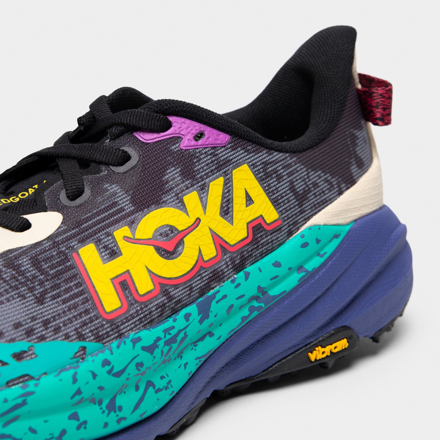 Hoka Speedgoat 6 Grey / Purple - Yellow