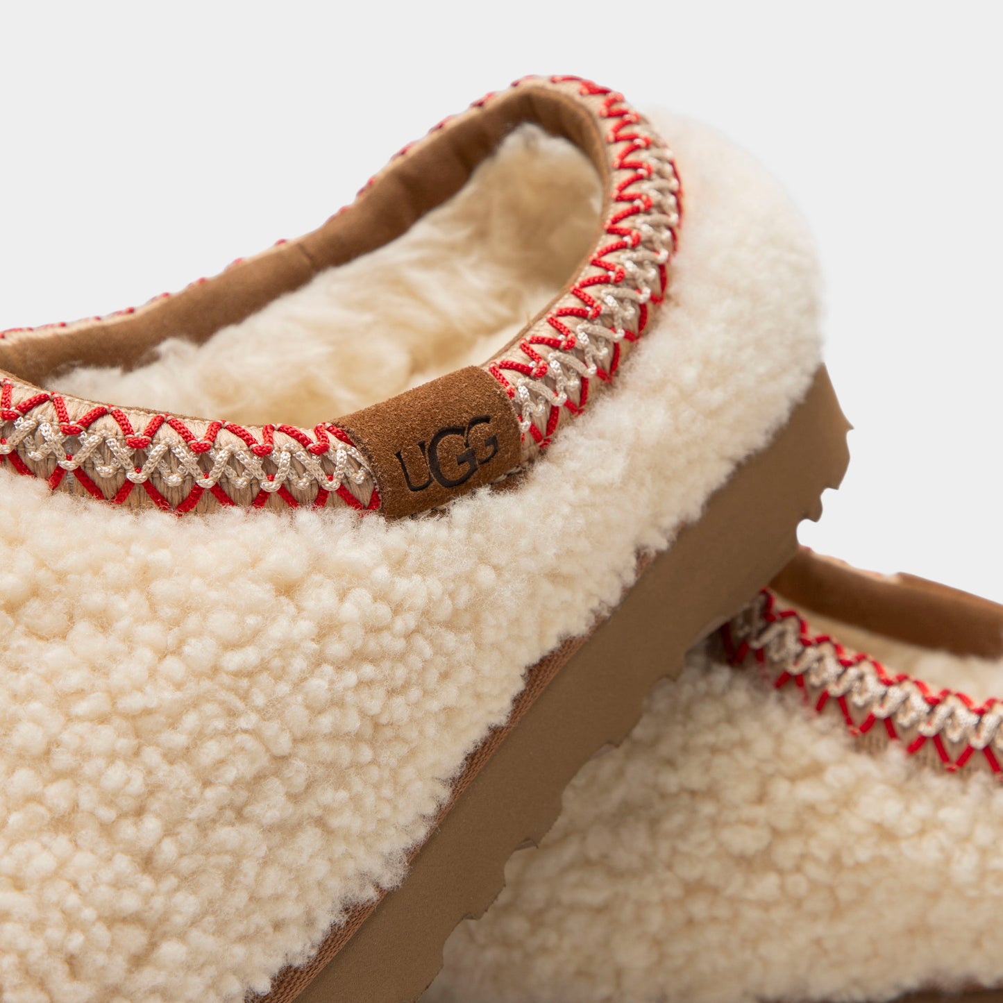 UGG Femmes Tasman Maxi Bouclé / Naturel