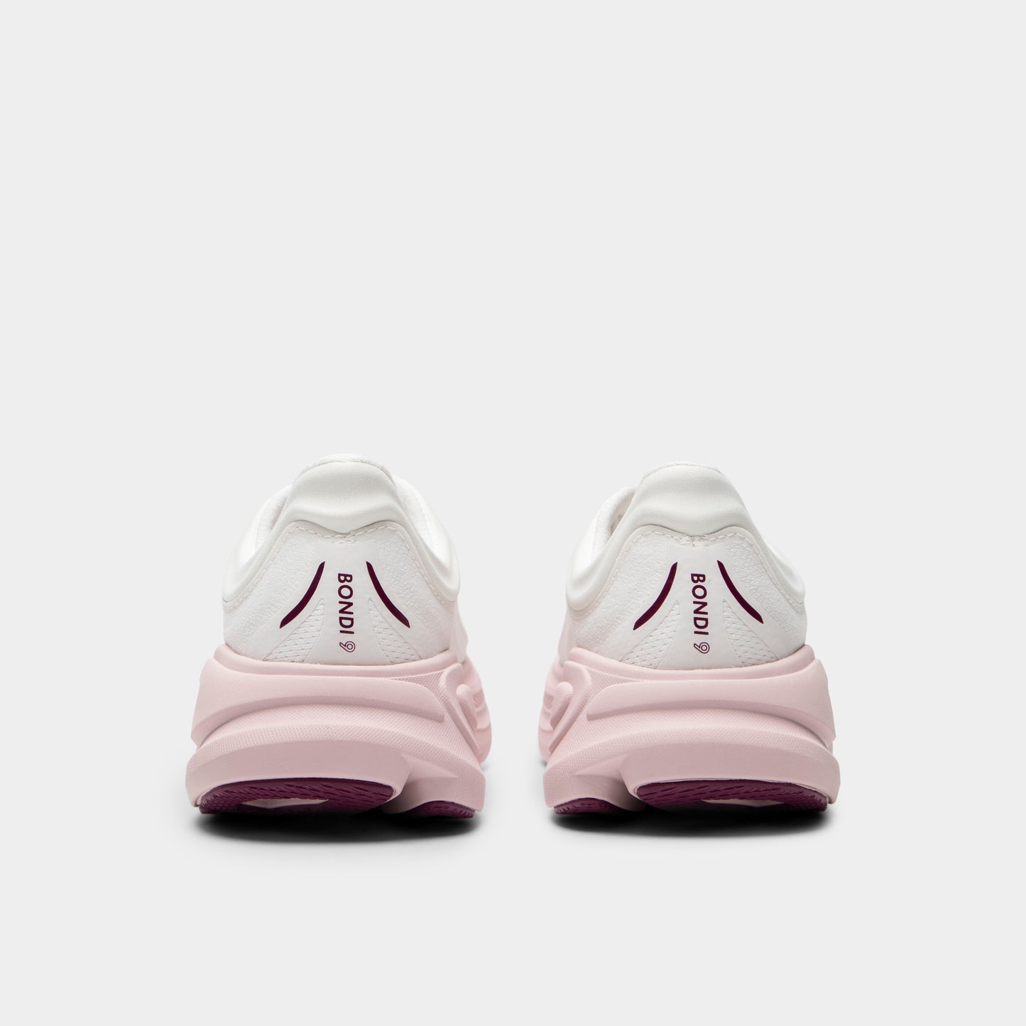 Hoka Femme Bondi 9 Blanc / Opaline Rose