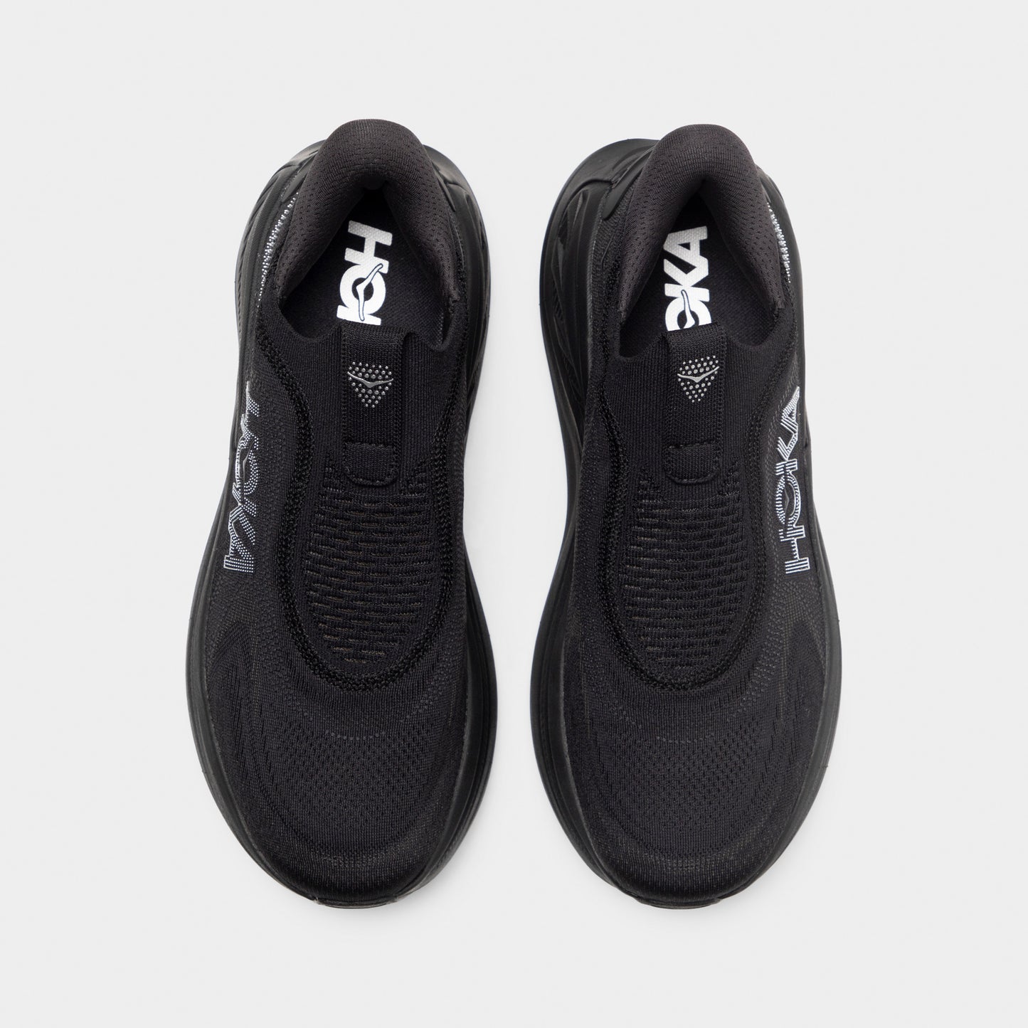 Hoka Skyward Laceless Black / Black