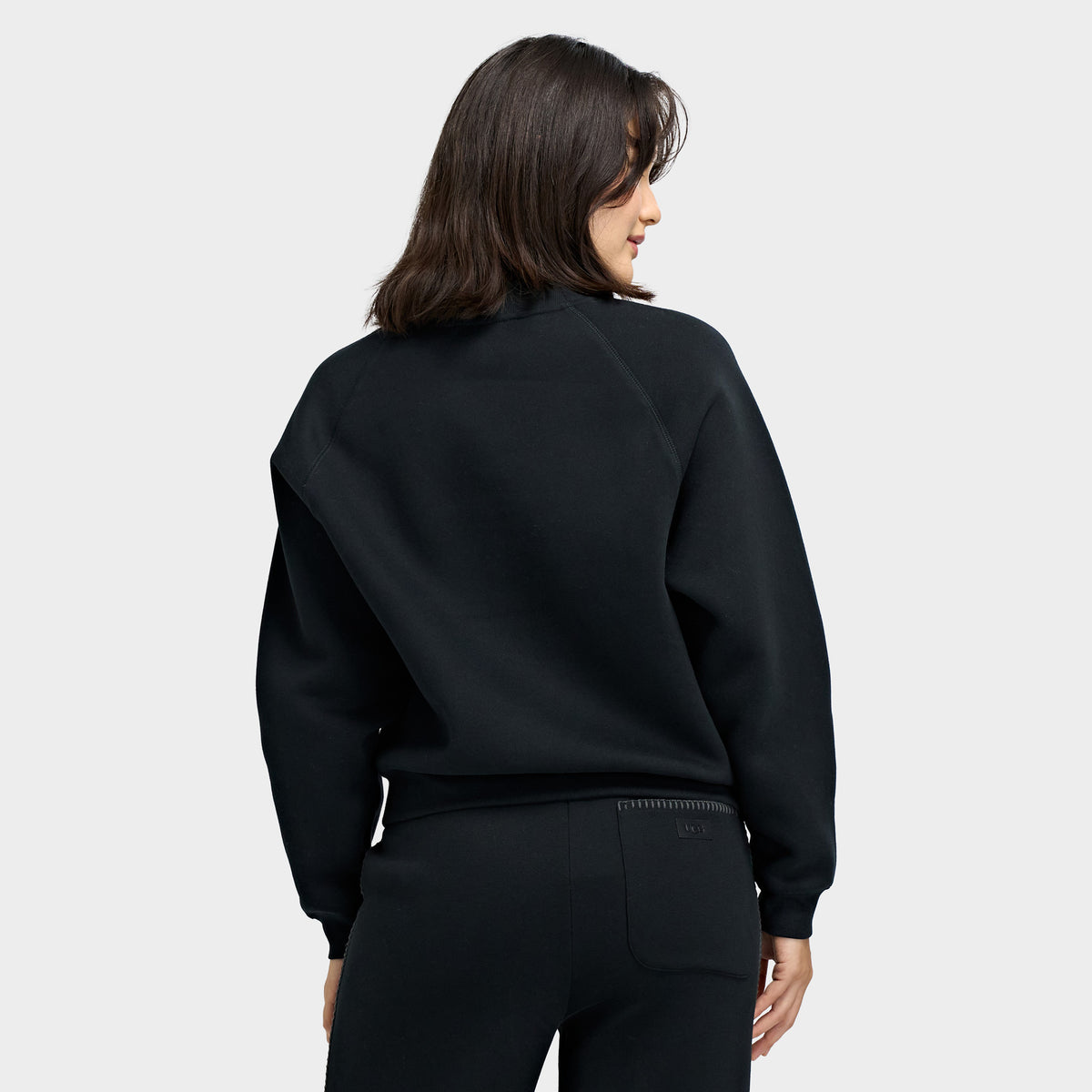 Haut ras du cou UGG avec logo / Noir