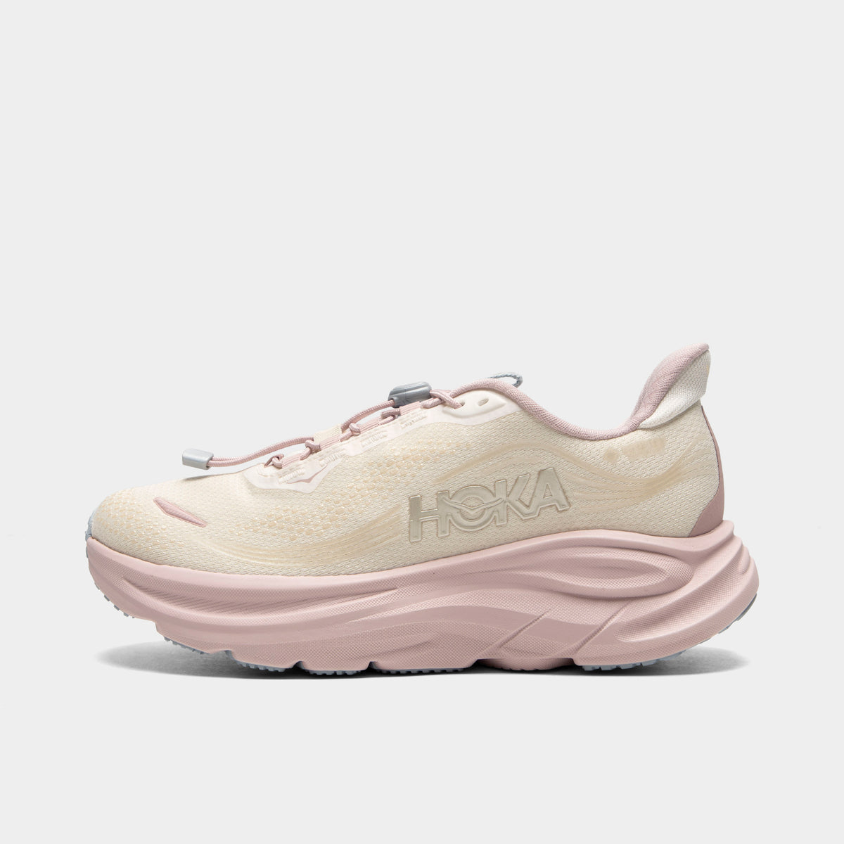 HOKA Women's Clifton 11 GTX Alabaster / Pink Opal
