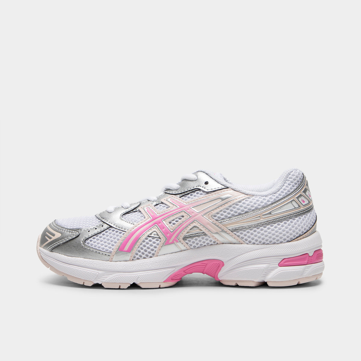 ASICS Juniors' GEL-1130 White / Dragonfruit