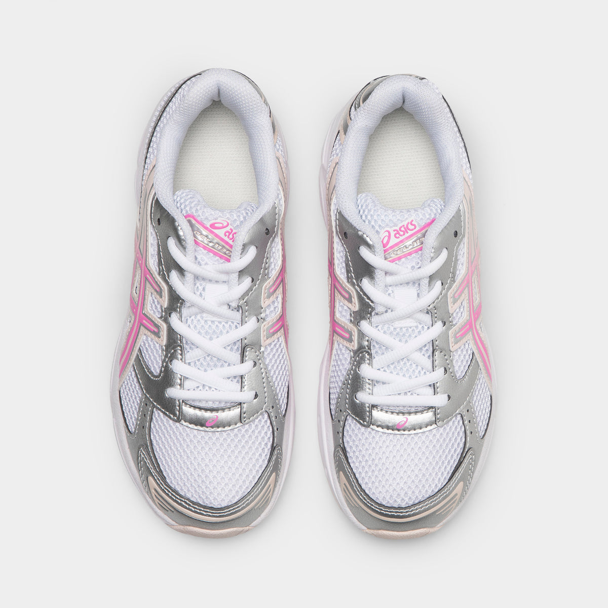 ASICS Juniors' GEL-1130 White / Dragonfruit