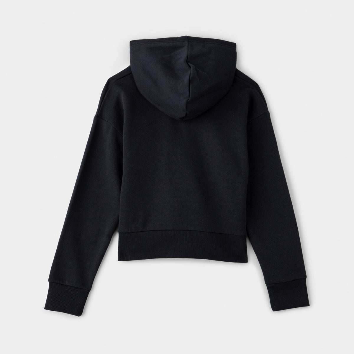 Under Armour Junior Girls Rival Fleece Crop Pullover Hoodie Black