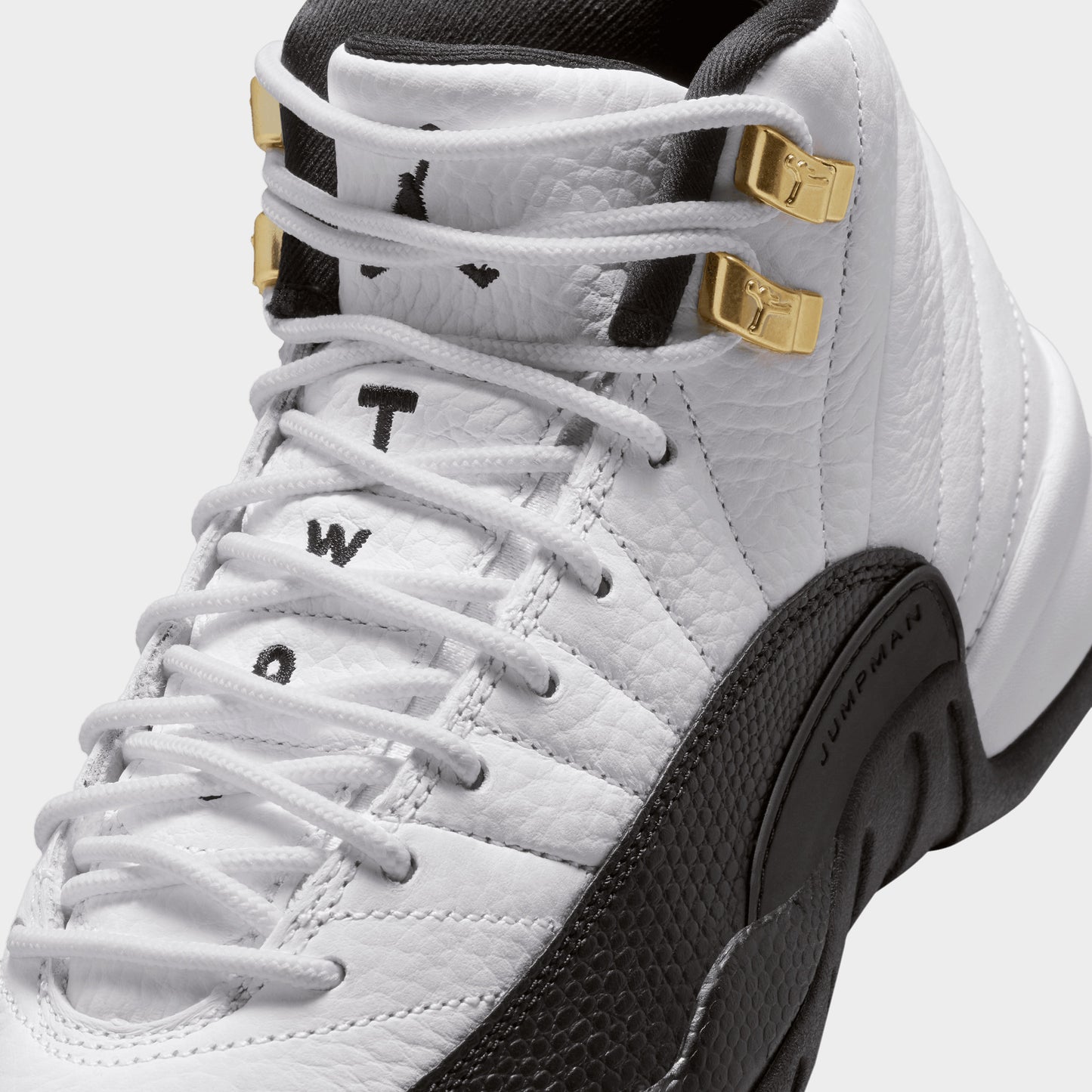 Jordan 12 Retro GS White / Black Taxi