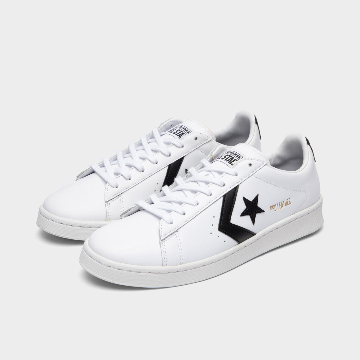 Converse Pro Leather Low Blanc Noir Blanc JD Sports Canada