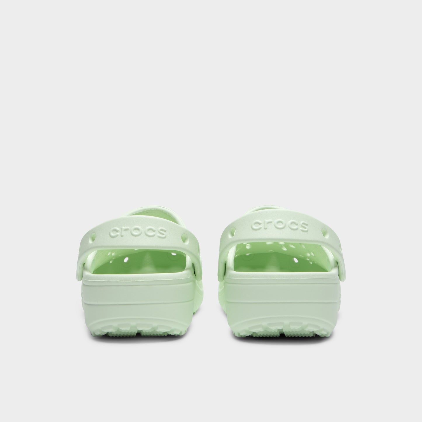 Crocs Women's Classic Floral Cut Out Clog / Jade Tint
