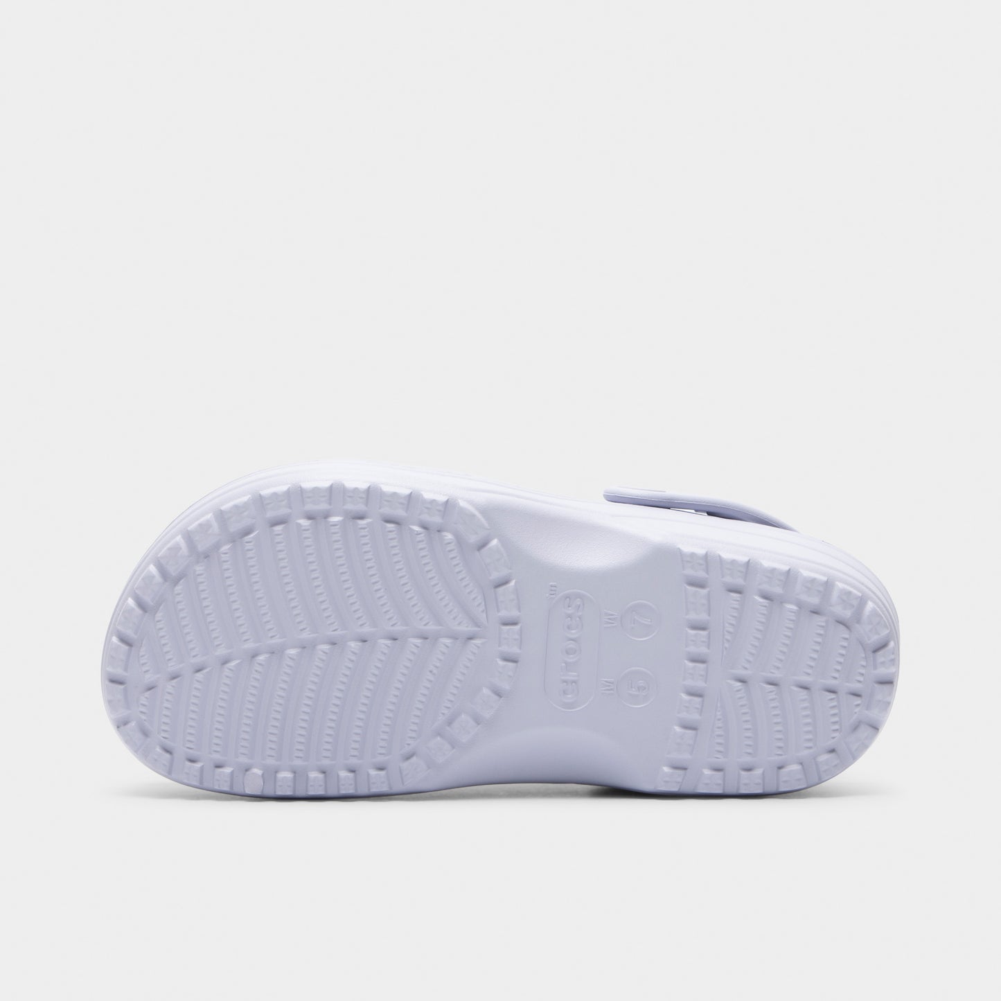 Crocs Women's Classic Floral Cut Out Clog / Purple Moon