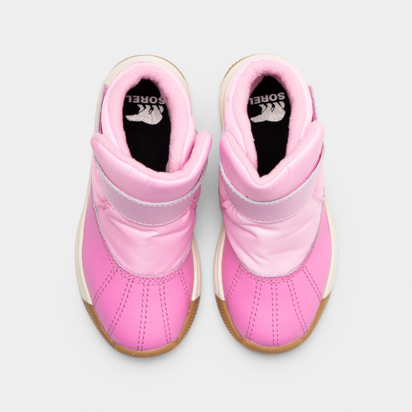 Sorel Children's Whitney 3 Strap Mid Waterproof Boots Pink Flare / Orchid