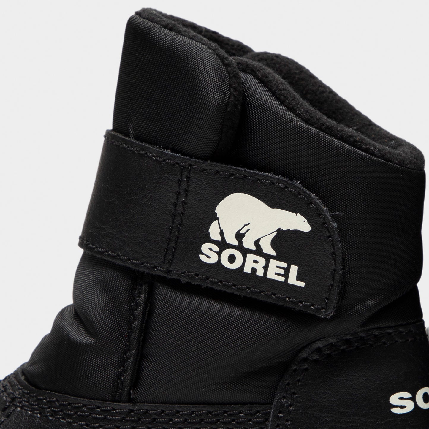 Sorel Toddlers' Whitney 3 Strap Mid Waterproof Boots Black / Sea Salt