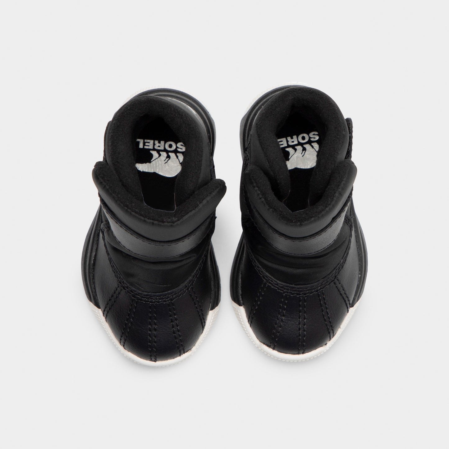 Sorel Toddlers' Whitney 3 Strap Mid Waterproof Boots Black / Sea Salt