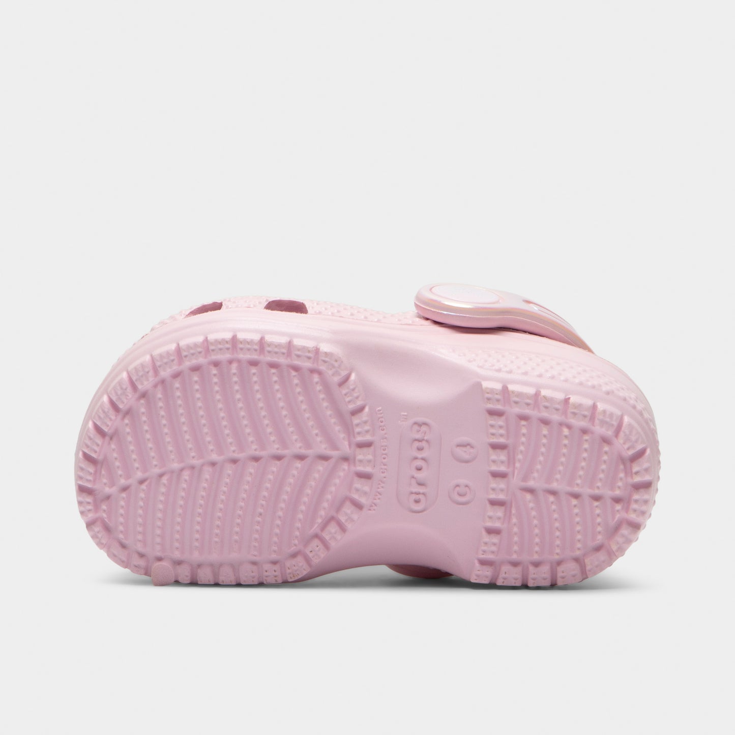 Sabots Crocs Classic Unicorn Iridescent Shimmer pour tout-petits / Rose lait