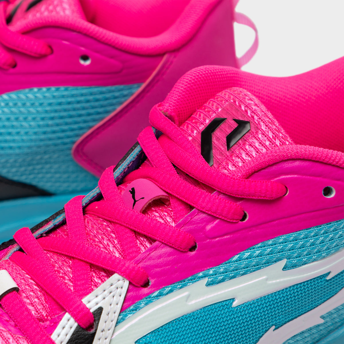 Puma Juniors Scoot 1 Pink Blue Silver