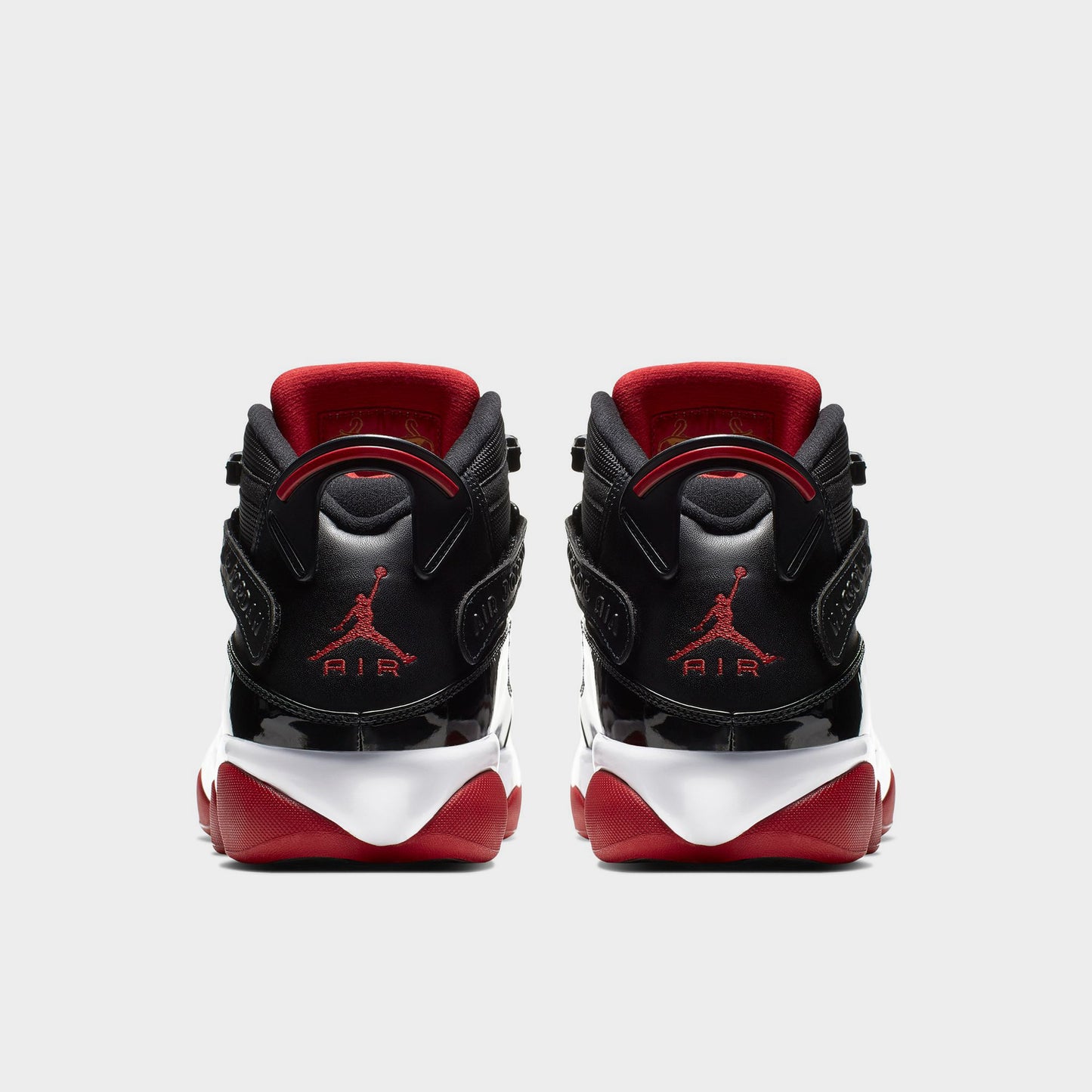 Jordan 6 Rings Noir / Rouge Varsity - Blanc