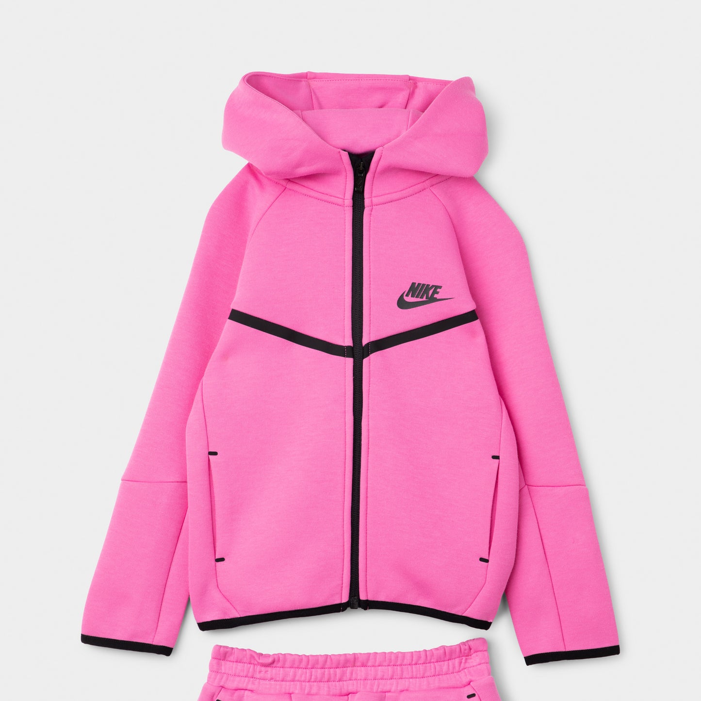 Nike Sportswear Children's Tech Fleece Full Zip Set Playful Pink / Black