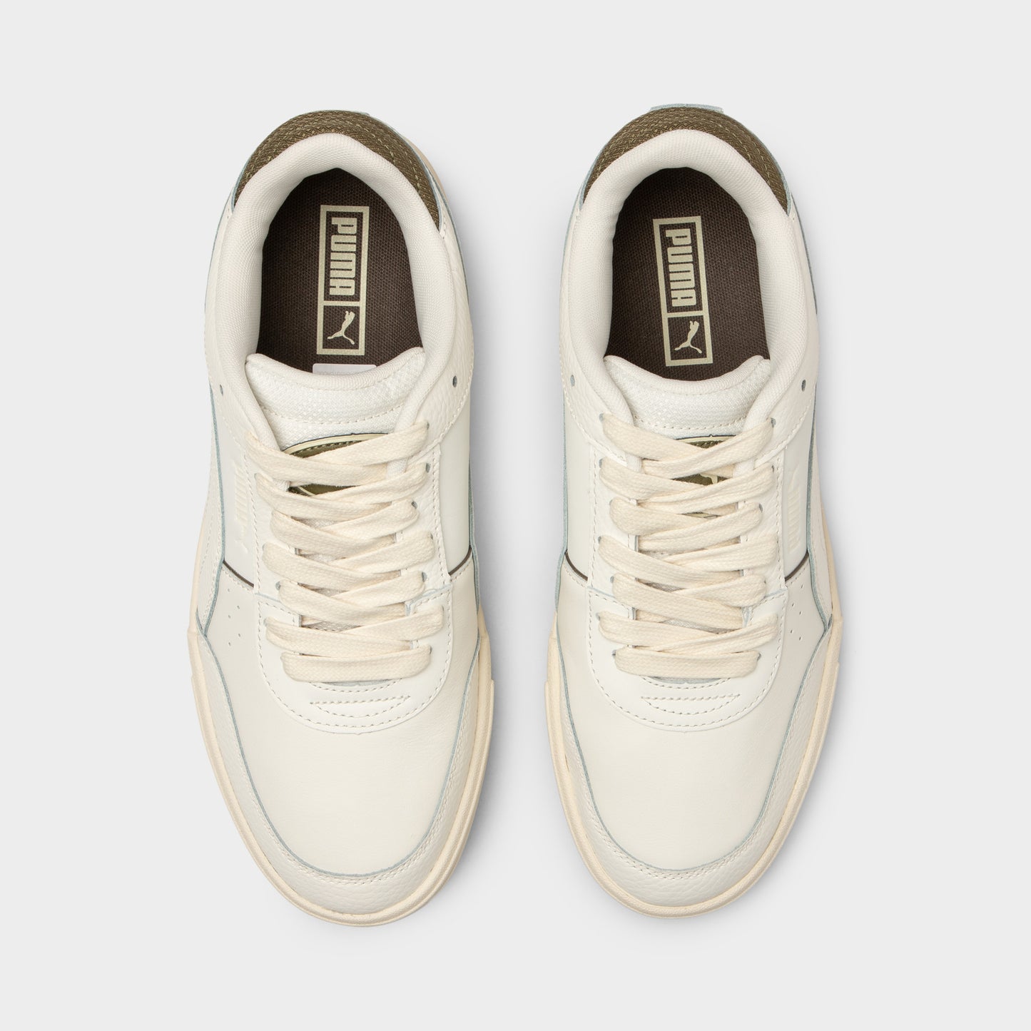 PUMA CA Pro Sport Warm White / Alpine Snow - Dark Olive