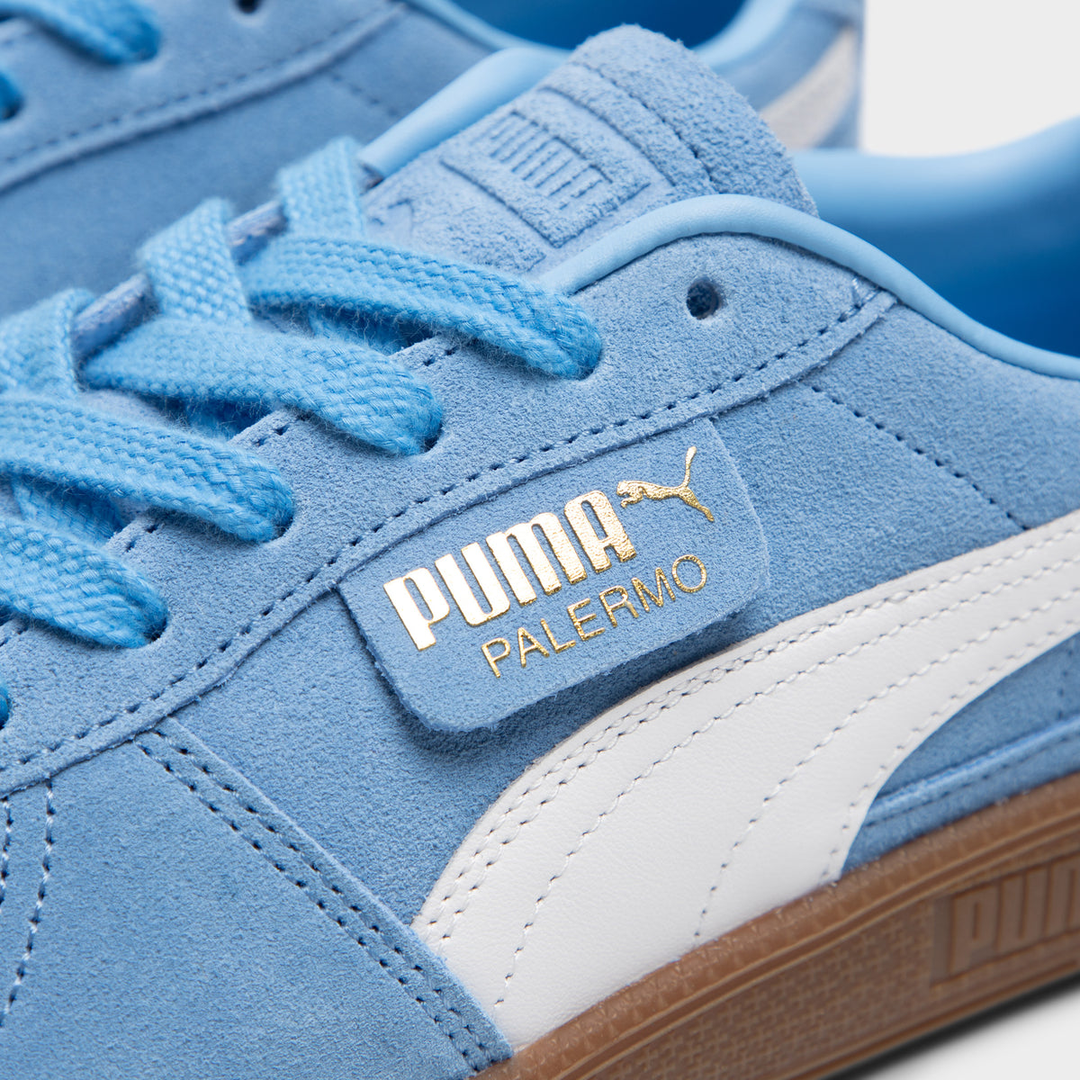 【PUMA】Palermo Premium Mesh Team Light Blue Ivory PUMA Palermo Team Light Blue / White | JD Sports