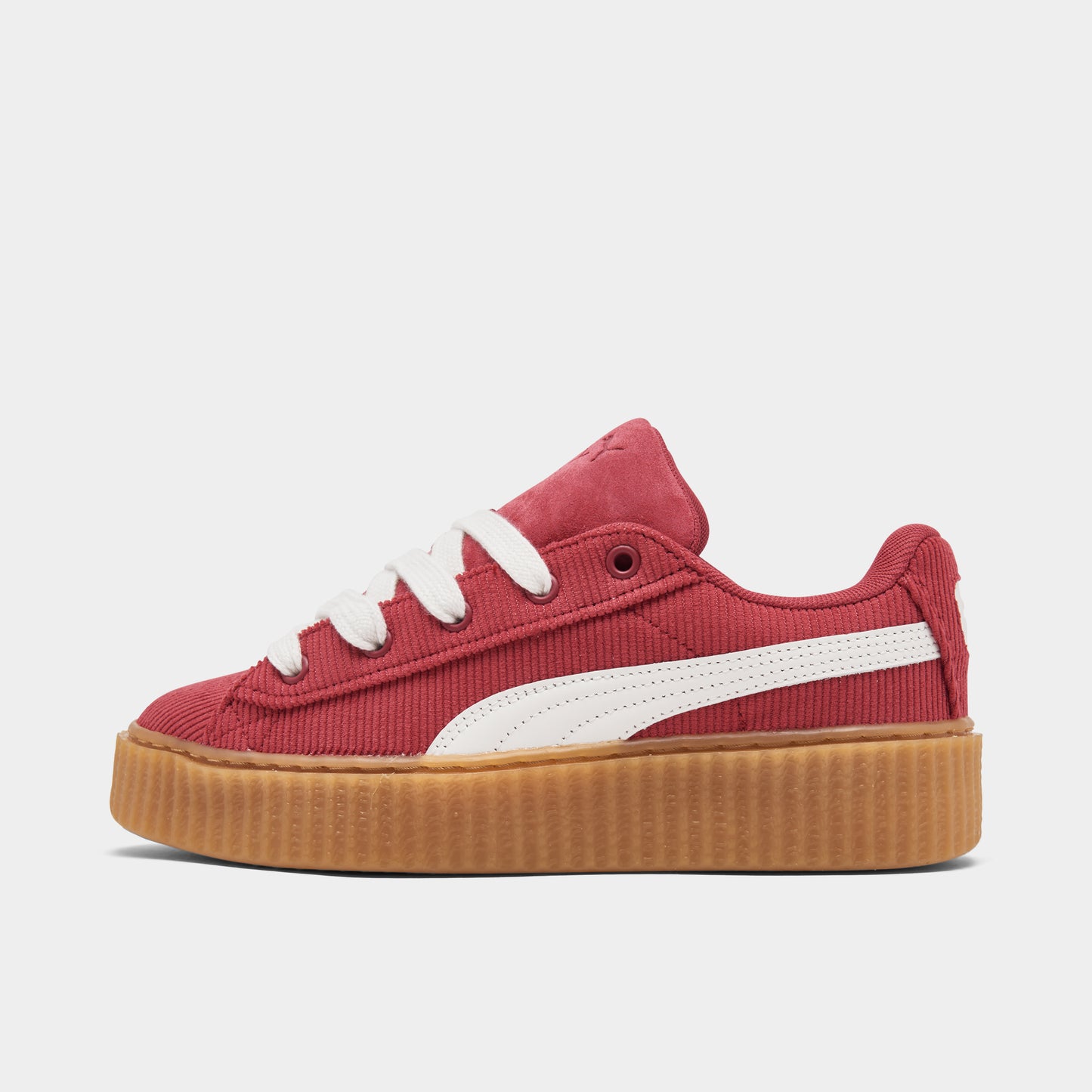 PUMA x FENTY Juniors' Creeper Phatty Corduroy Club Red / Warm White - Gum